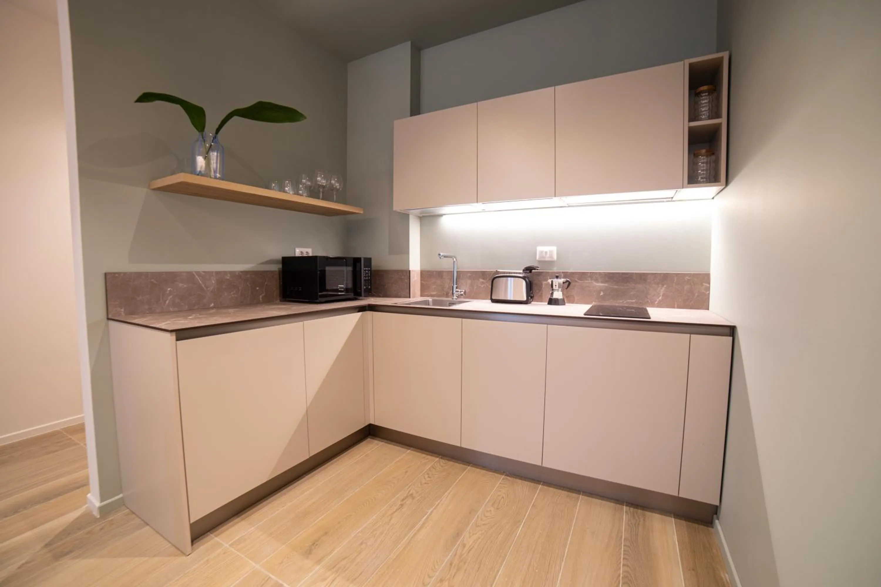 Kitchen or kitchenette in Be Mate Torino Centro