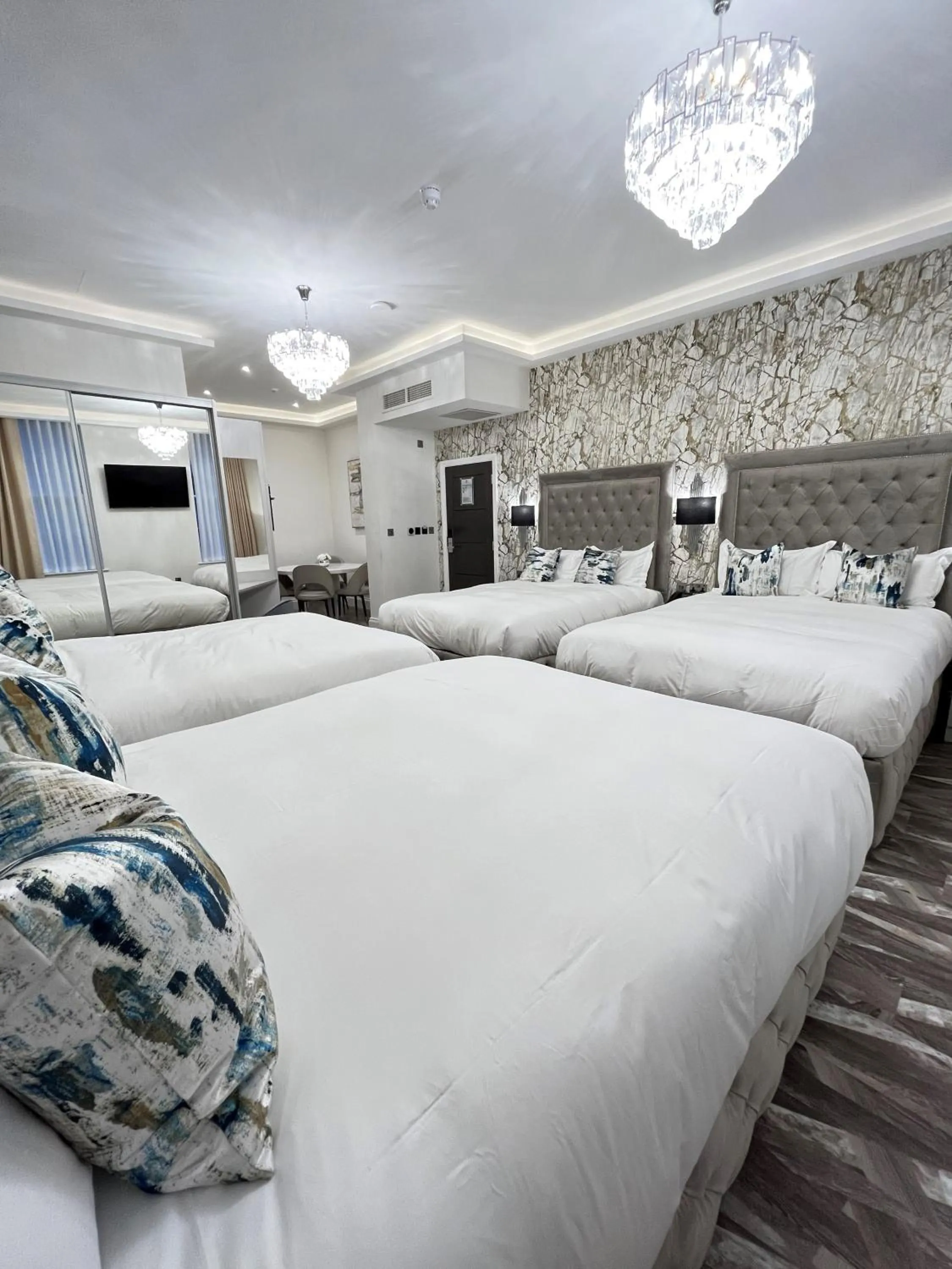 Bed in Philharmonic Hotel