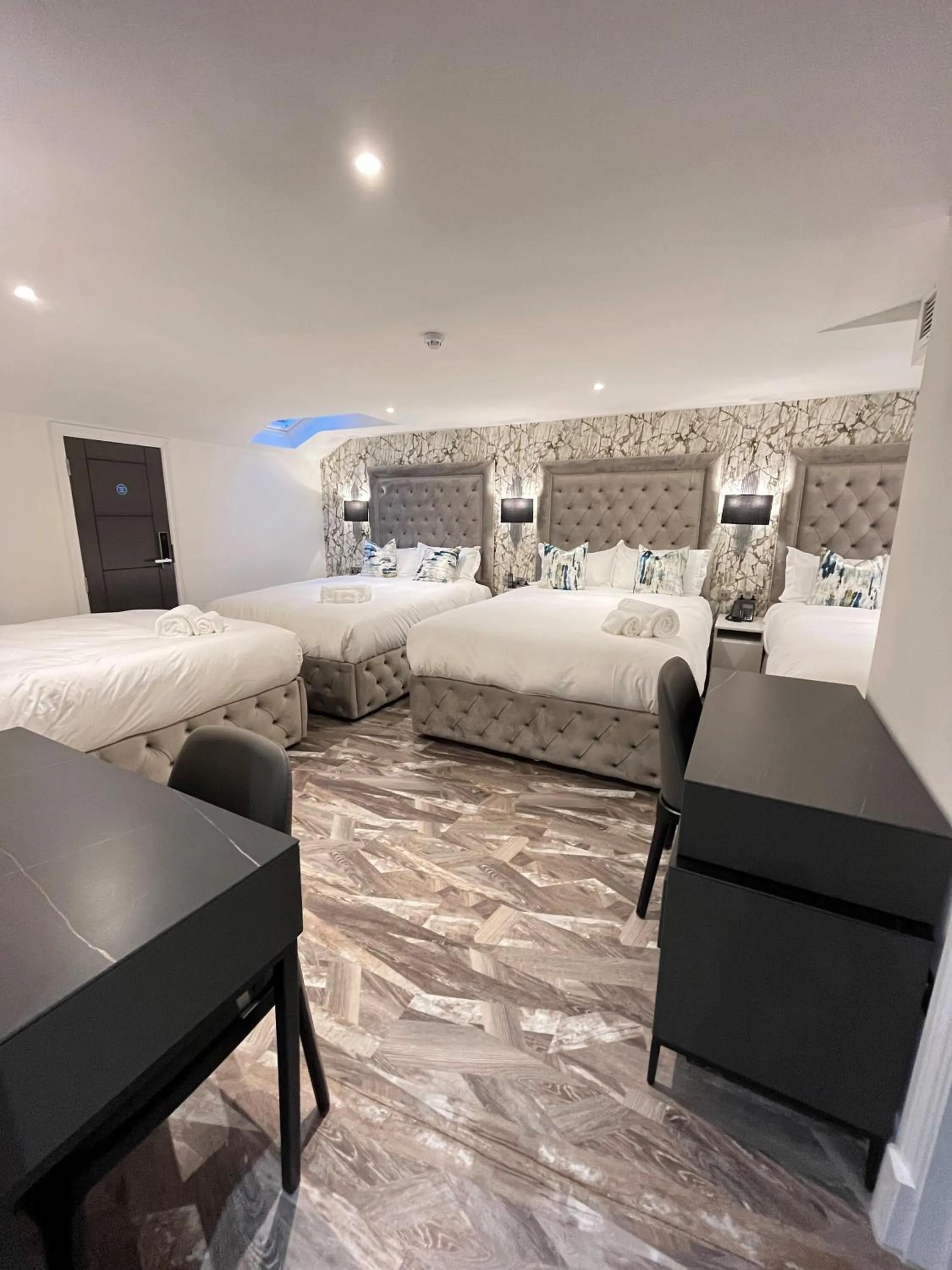 Bed in Philharmonic Hotel