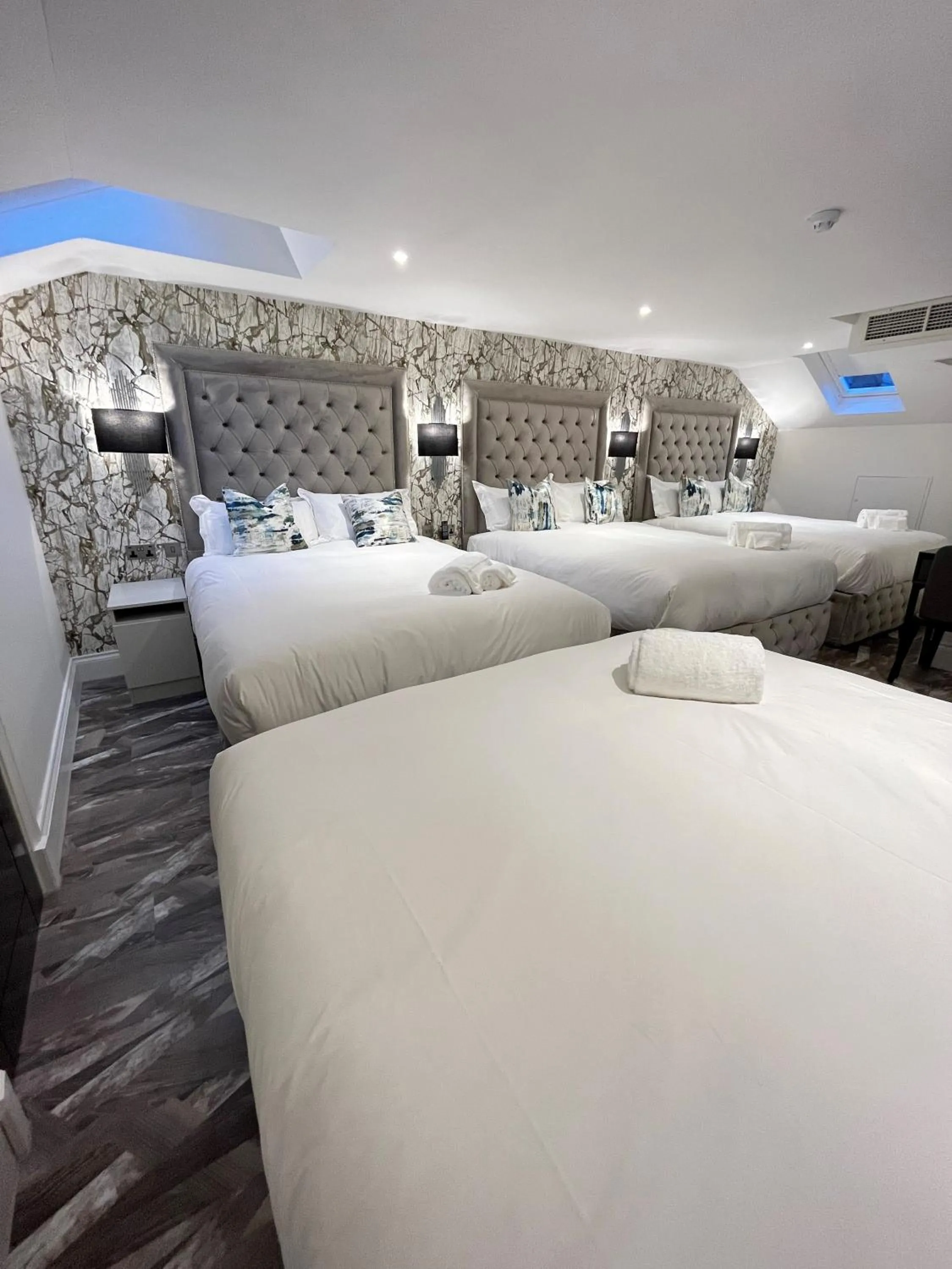 Bed in Philharmonic Hotel