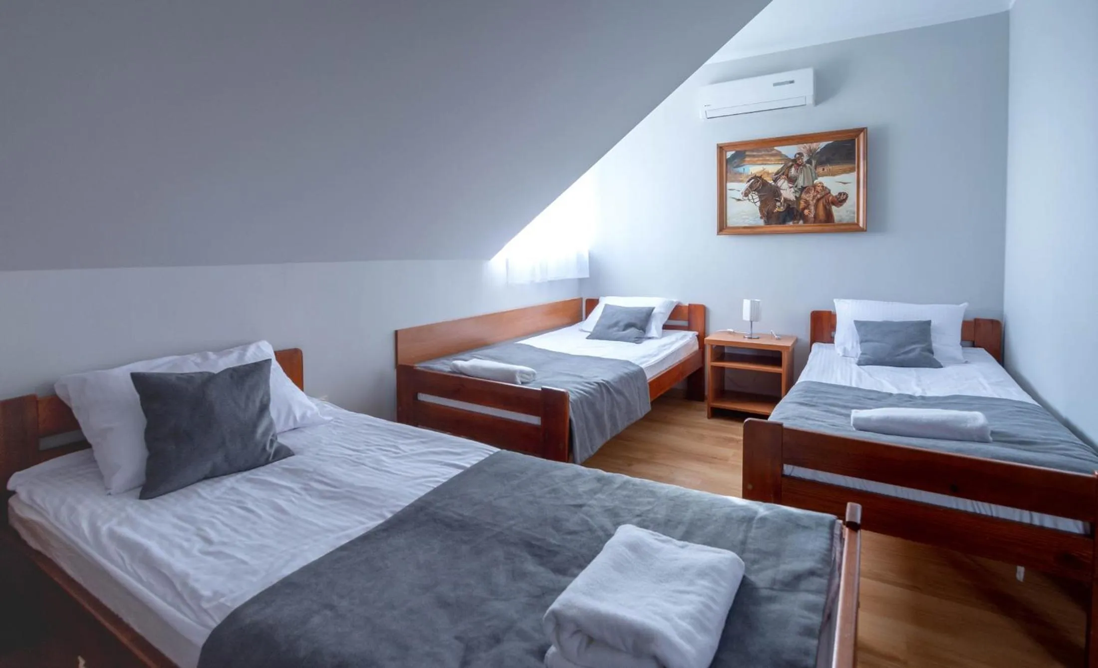 Bed in Noclegi Grill Solo