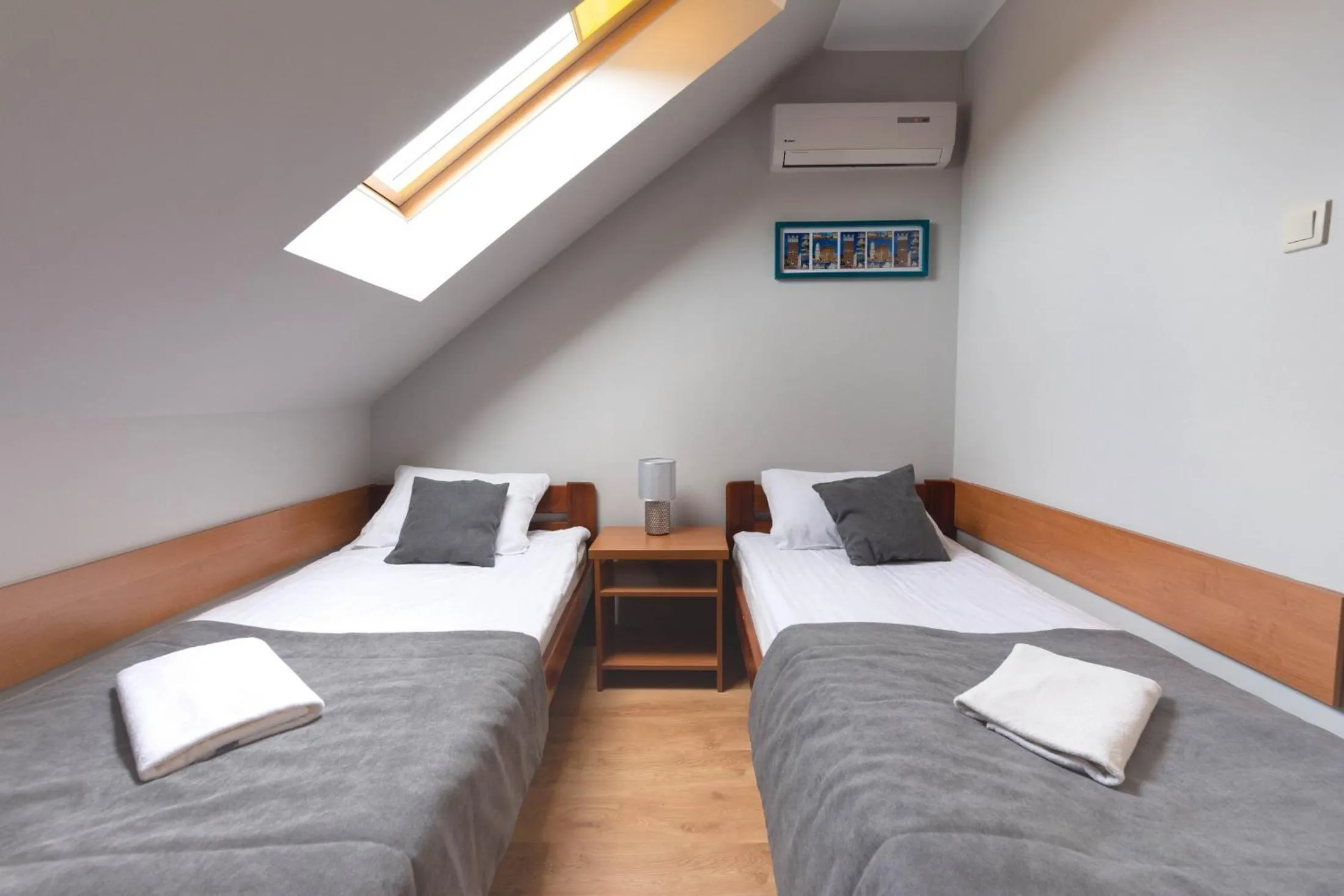 Bed in Noclegi Grill Solo