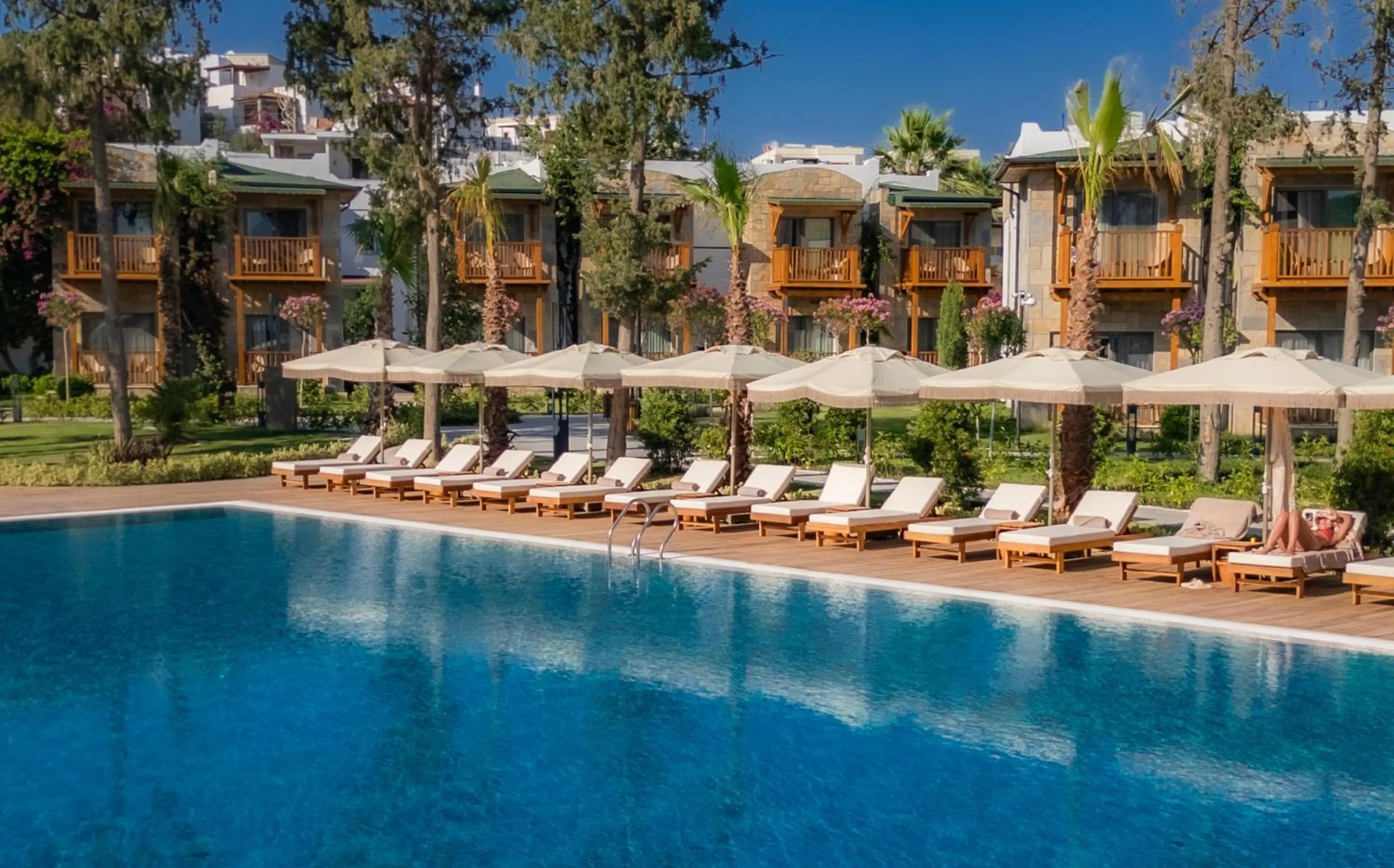 Swimming pool in Suum Bodrum Hotel & Beach - Adult Only