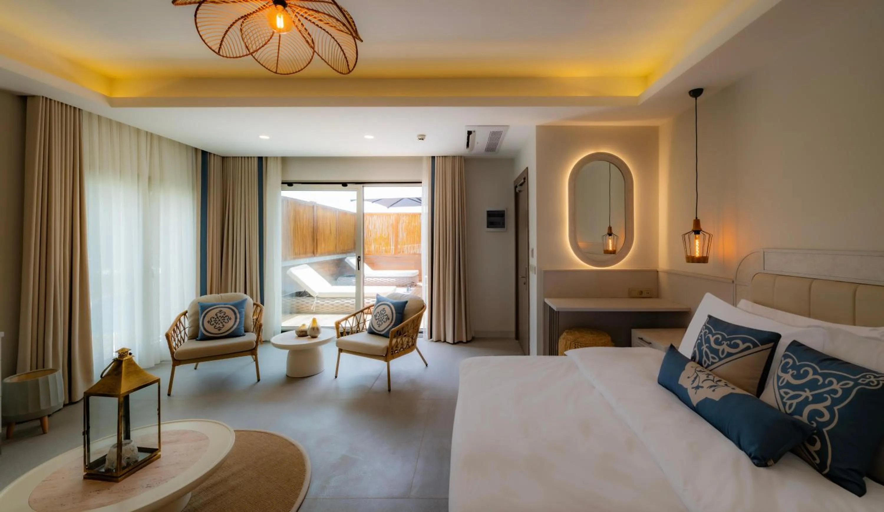 Photo of the whole room, Bed in Suum Bodrum Hotel & Beach - Adult Only