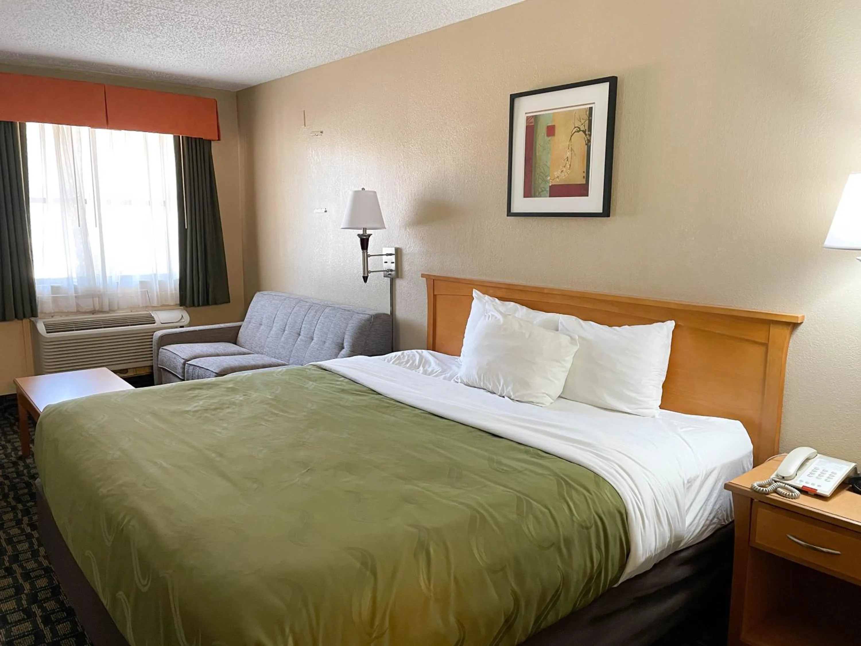 Bed in Studio 6 Suites North Richland Hills TX