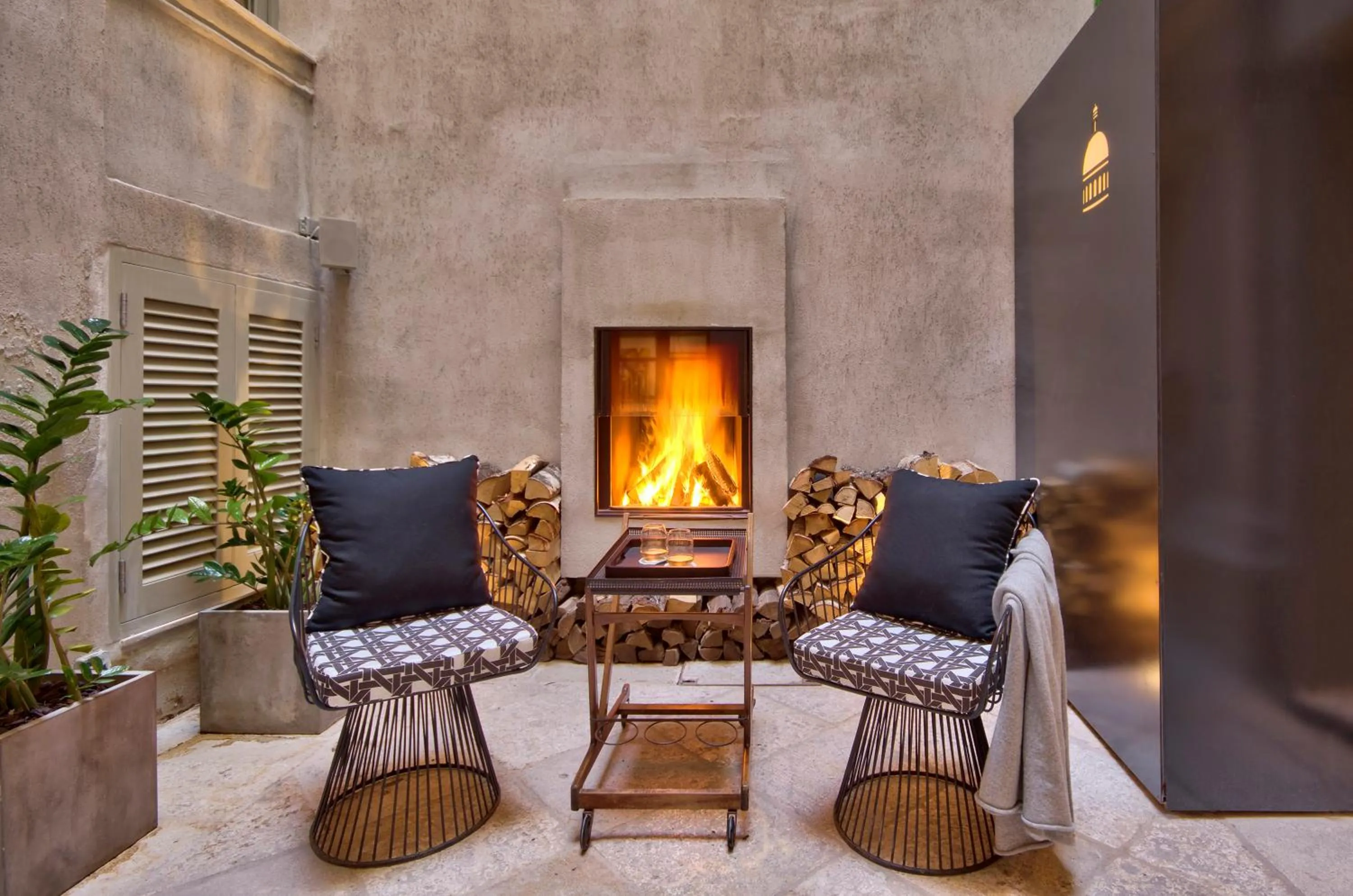 Seating area in Casa Ellul - Small Luxury Hotels of the World