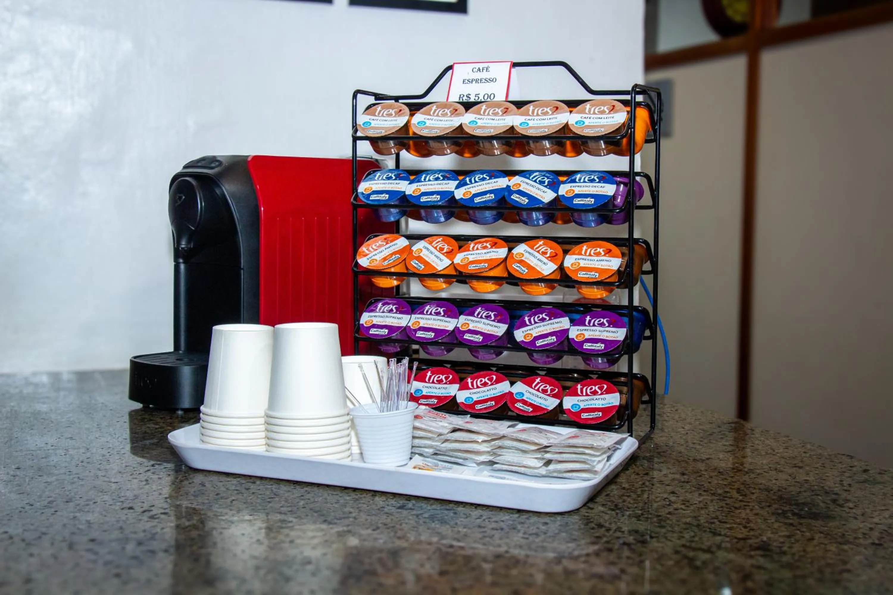 vending machine in Plaza Prestige Hotel Manaus