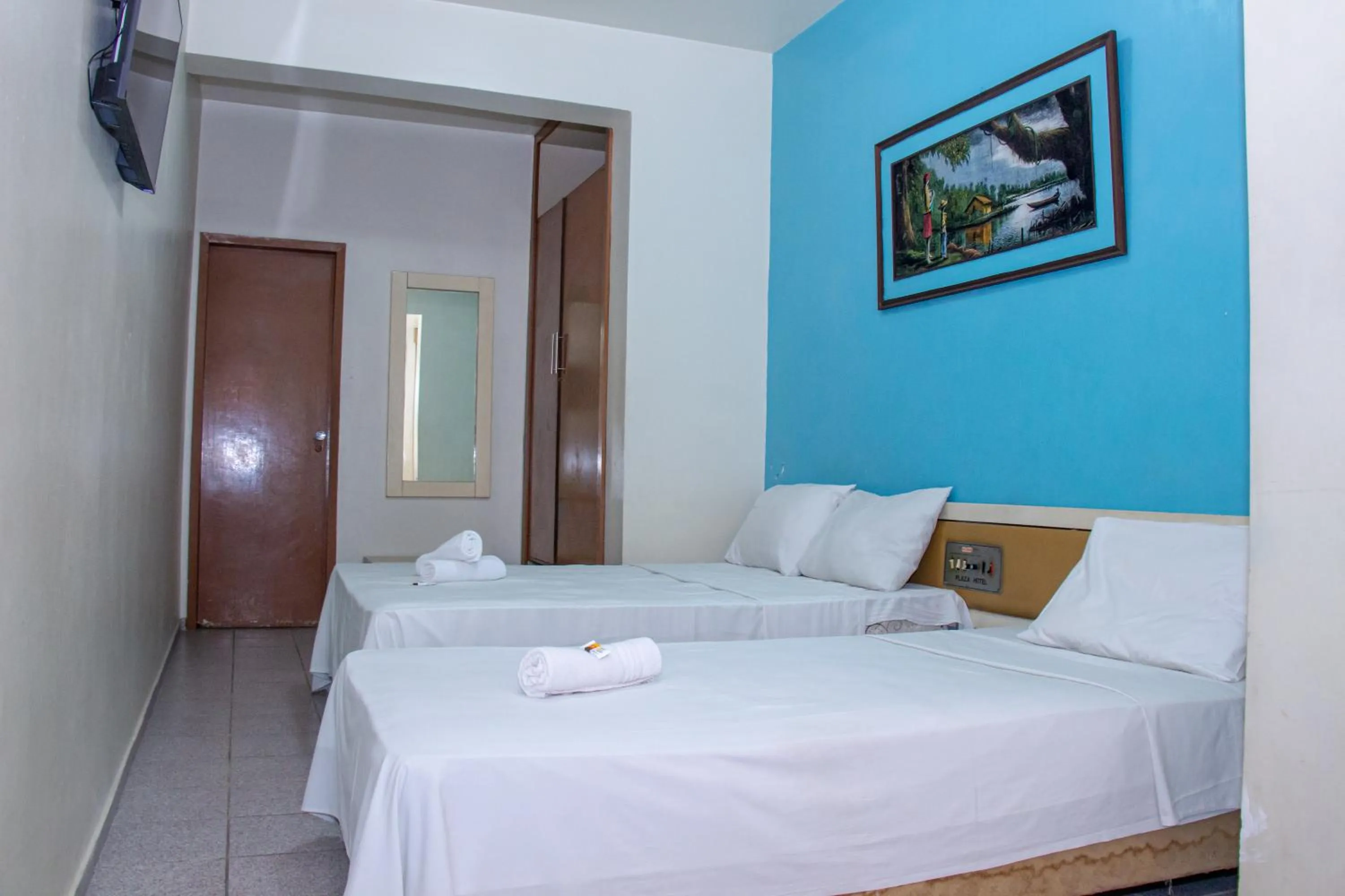 Bedroom, Bed in Plaza Prestige Hotel Manaus