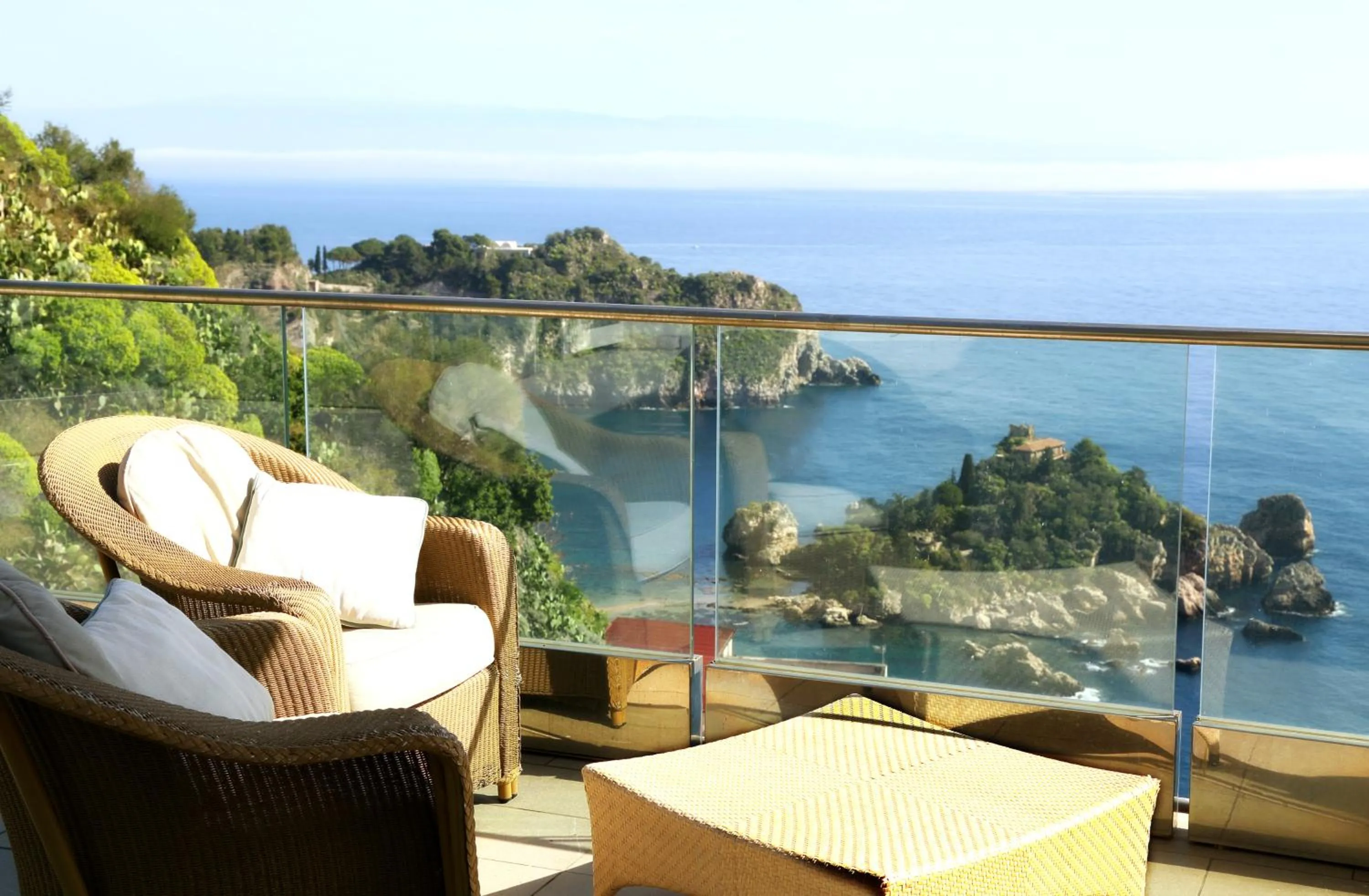 Balcony/Terrace in Maison Blanche Taormina