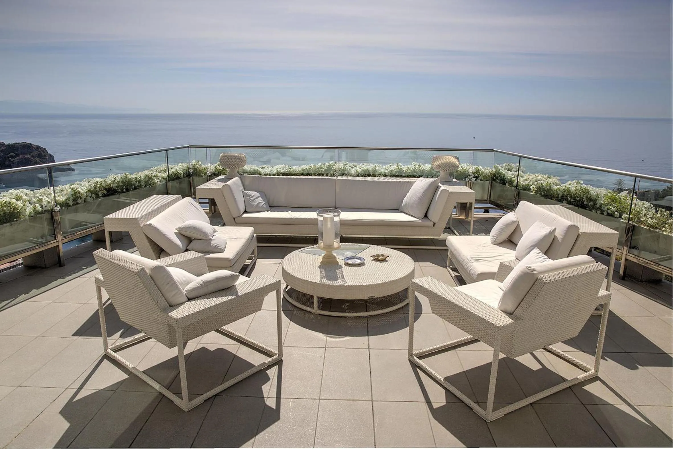 Balcony/Terrace in Maison Blanche Taormina
