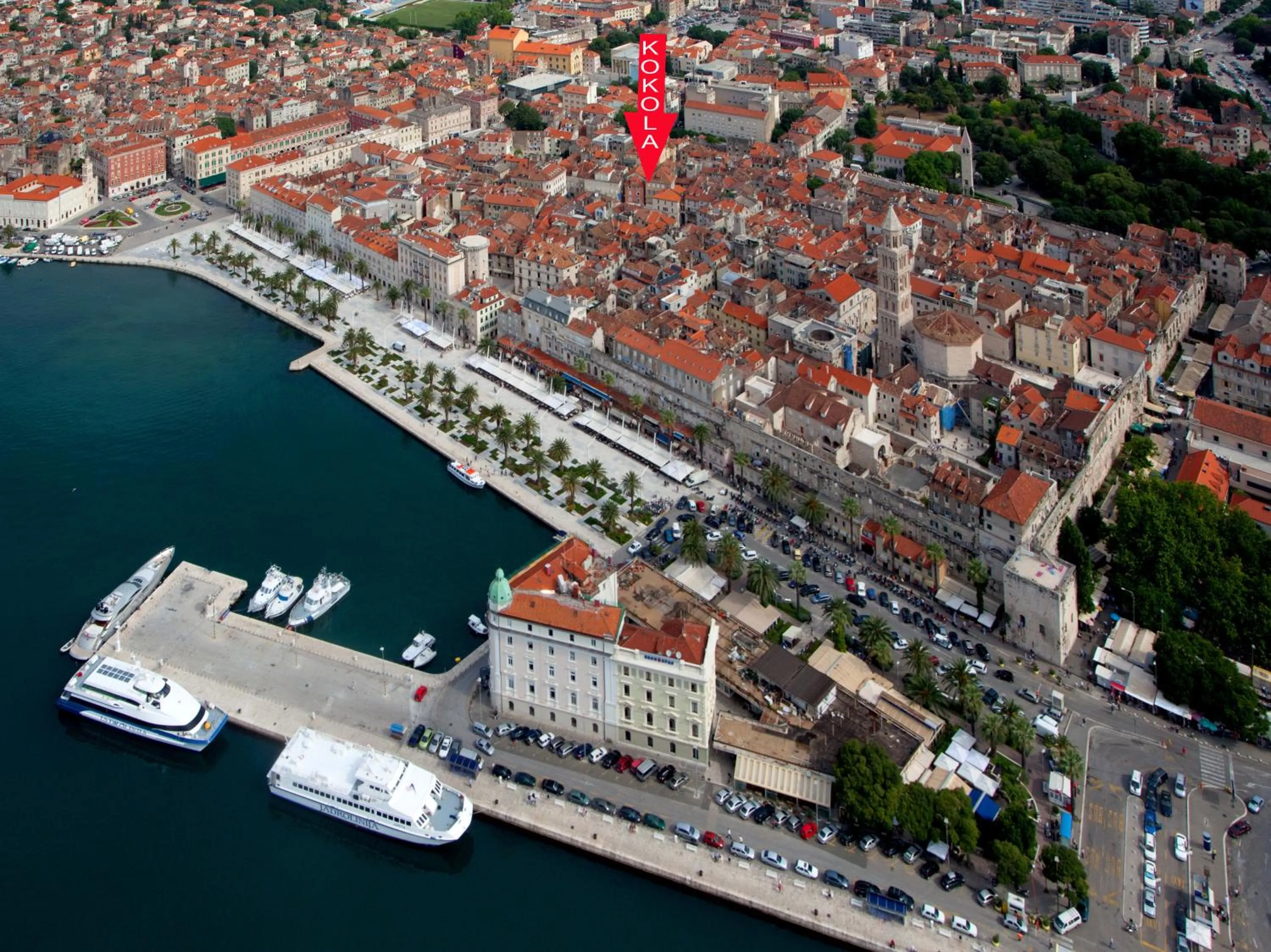 Bird's eye view in Luxury Room Kokola