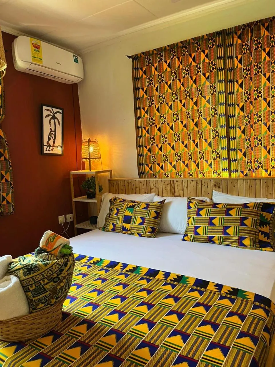 Bed in African Treasure Beach Resort