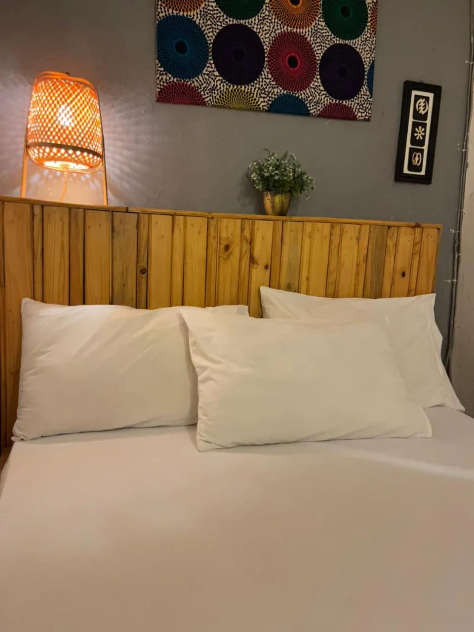 Bed in African Treasure Beach Resort