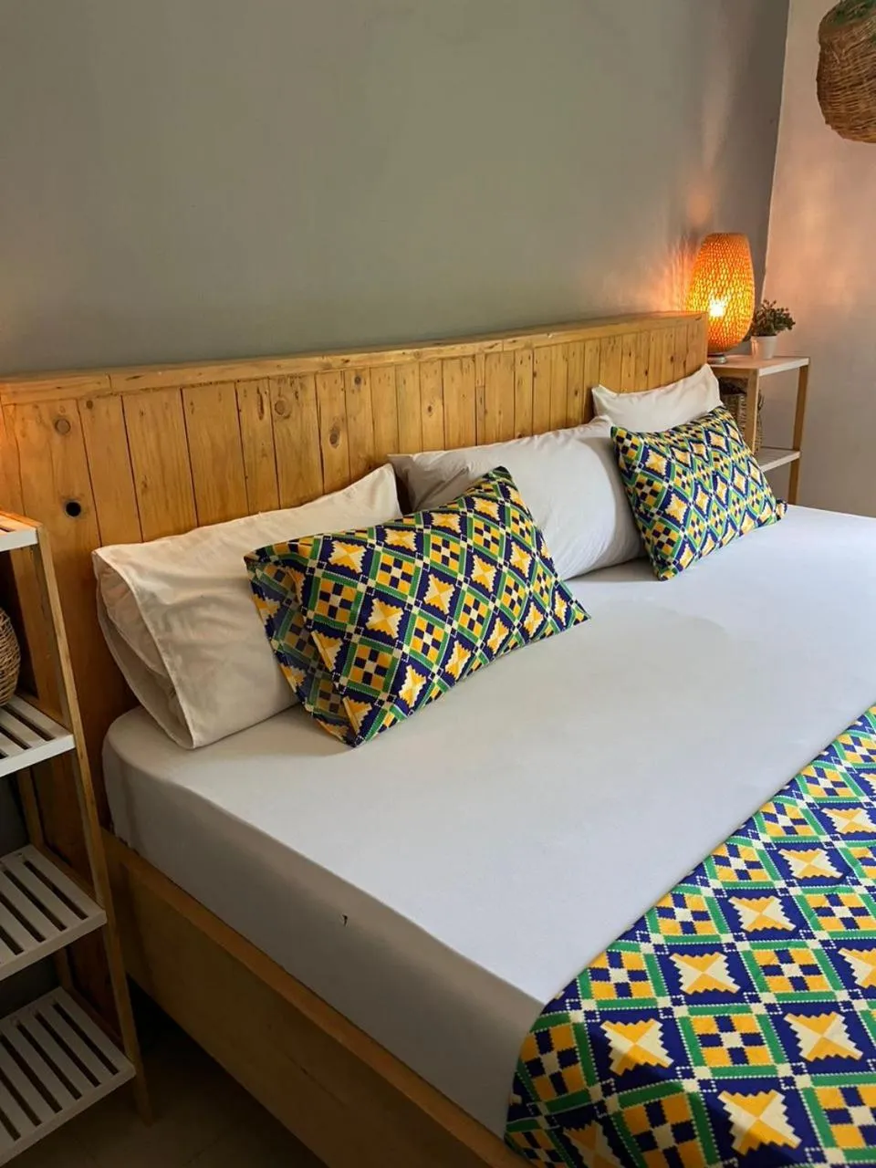 Bed in African Treasure Beach Resort