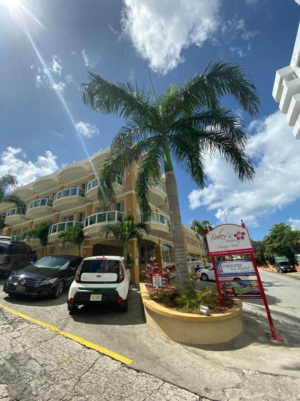 Street view in Baker's Suites