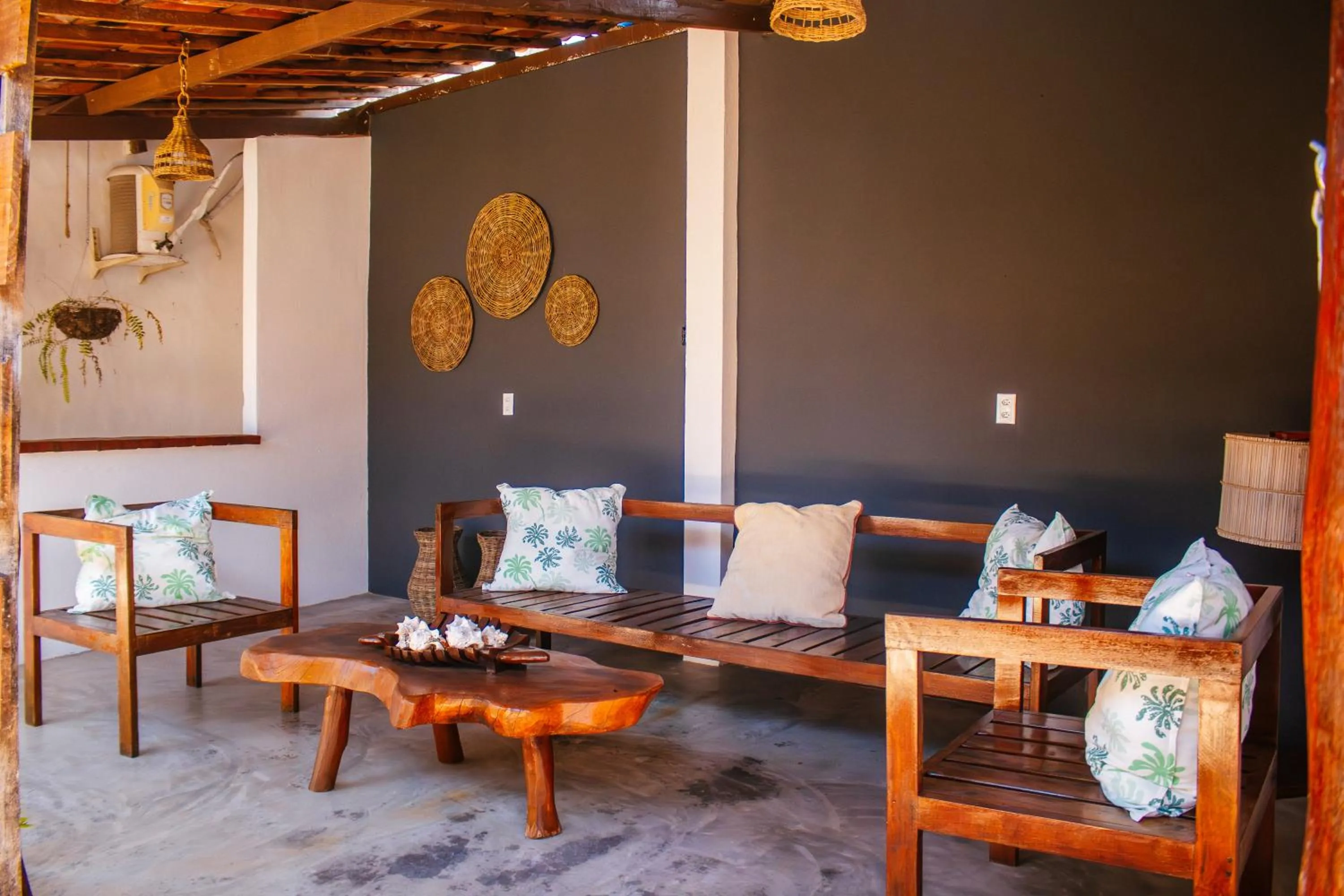 Seating area in Pousada do Enildo