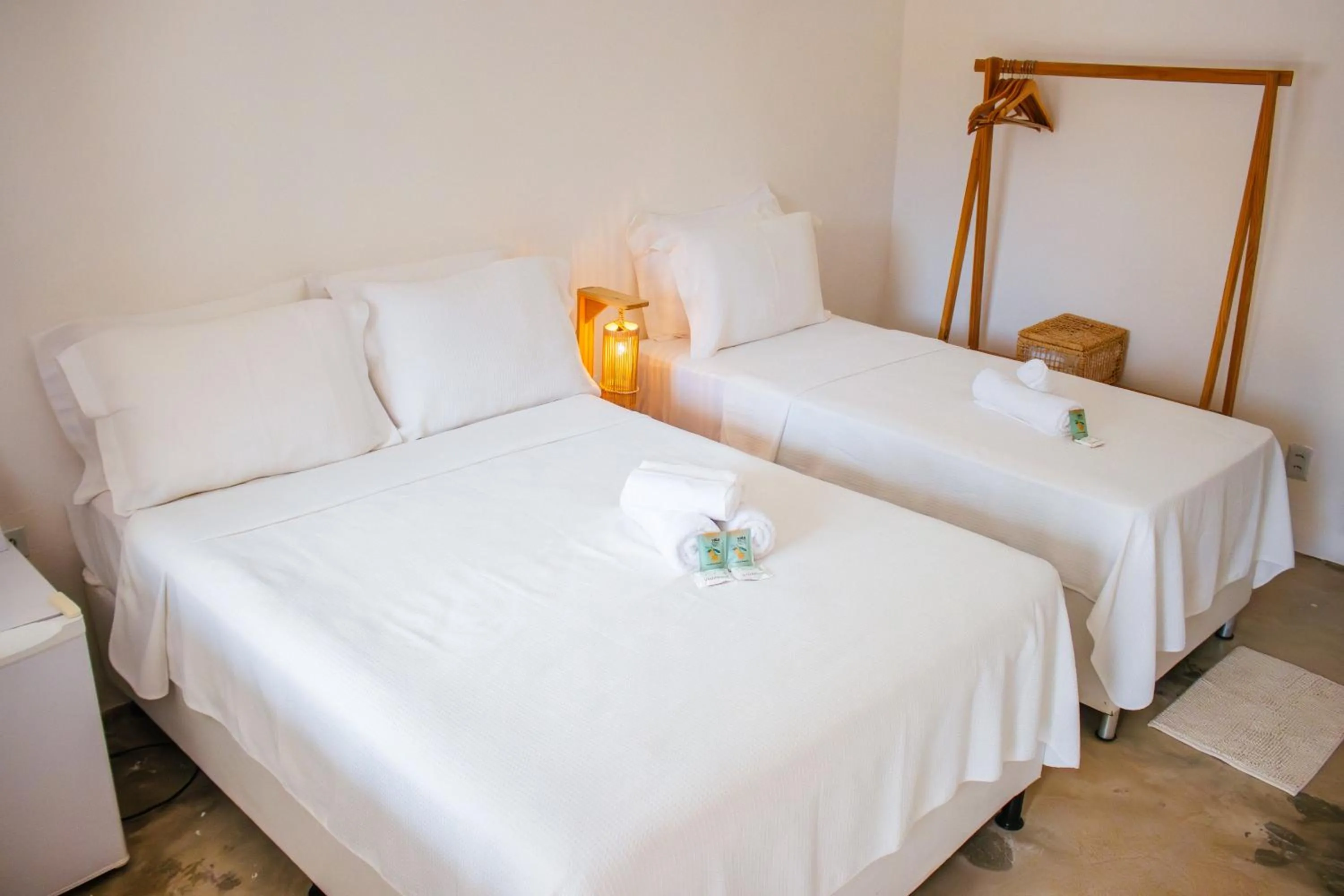 Bed in Pousada do Enildo