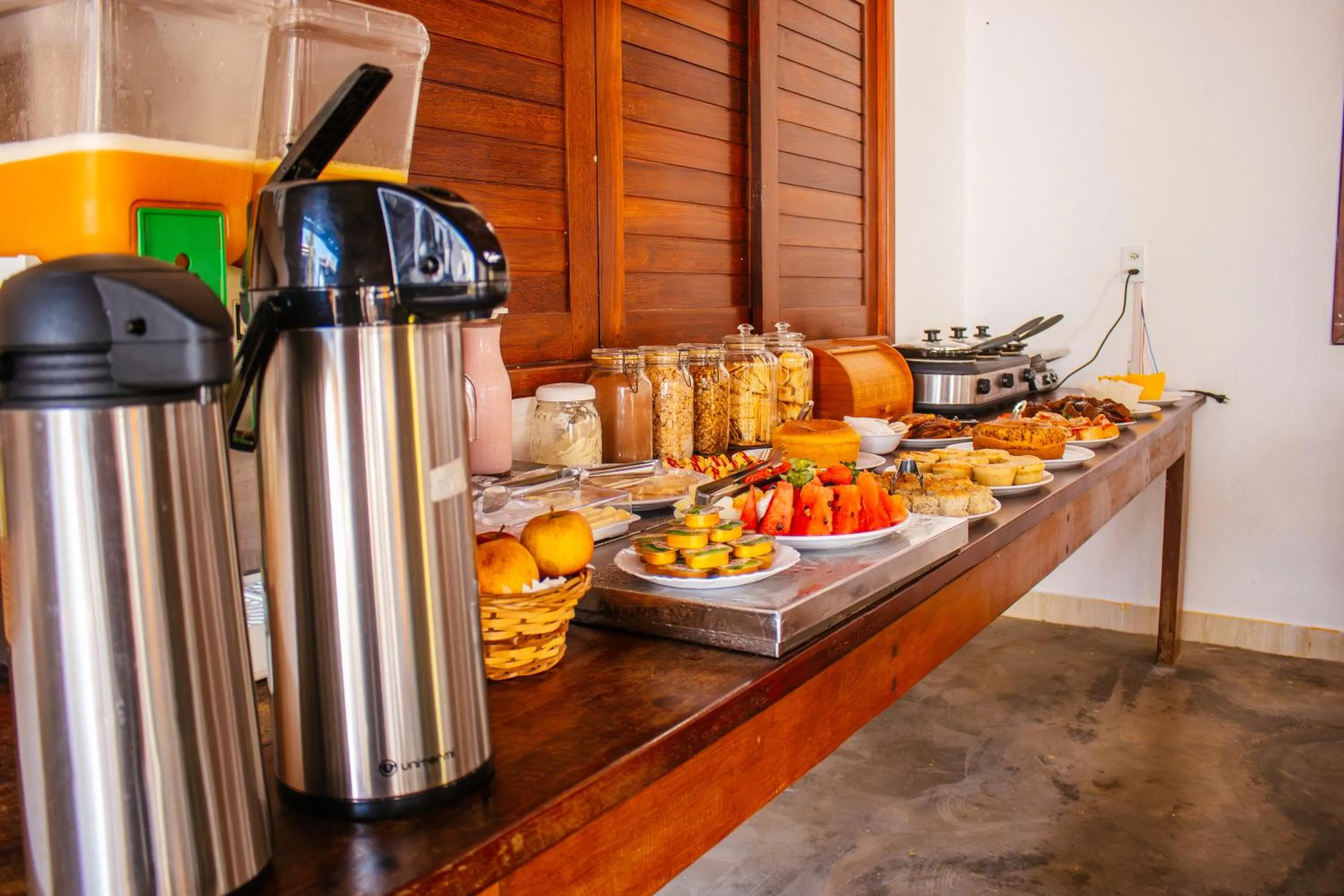 Food and drinks in Pousada do Enildo