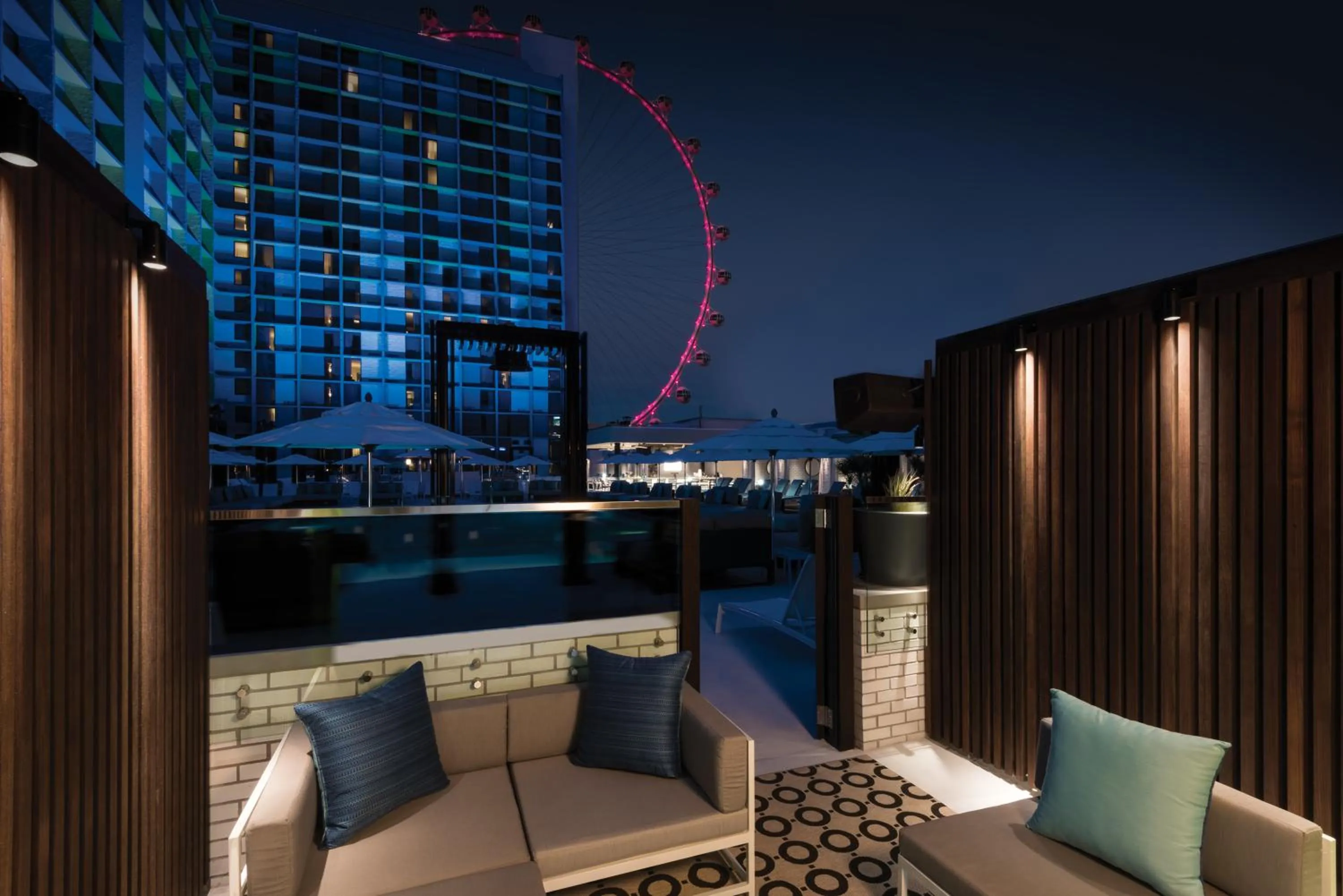 Balcony/Terrace in The LINQ Hotel & Casino, A Caesars Destination