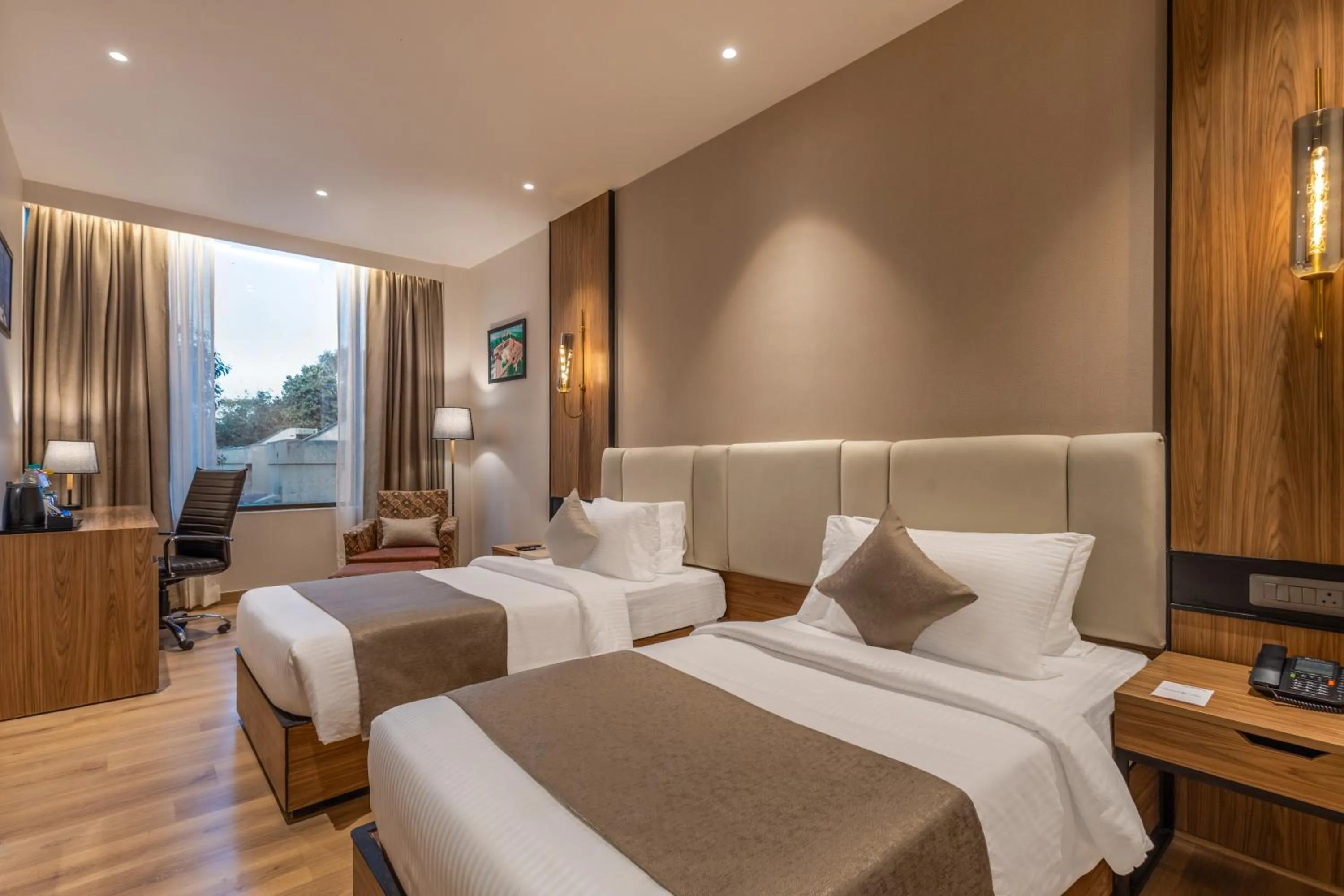 Bedroom, Bed in Sterling Borderland Amritsar