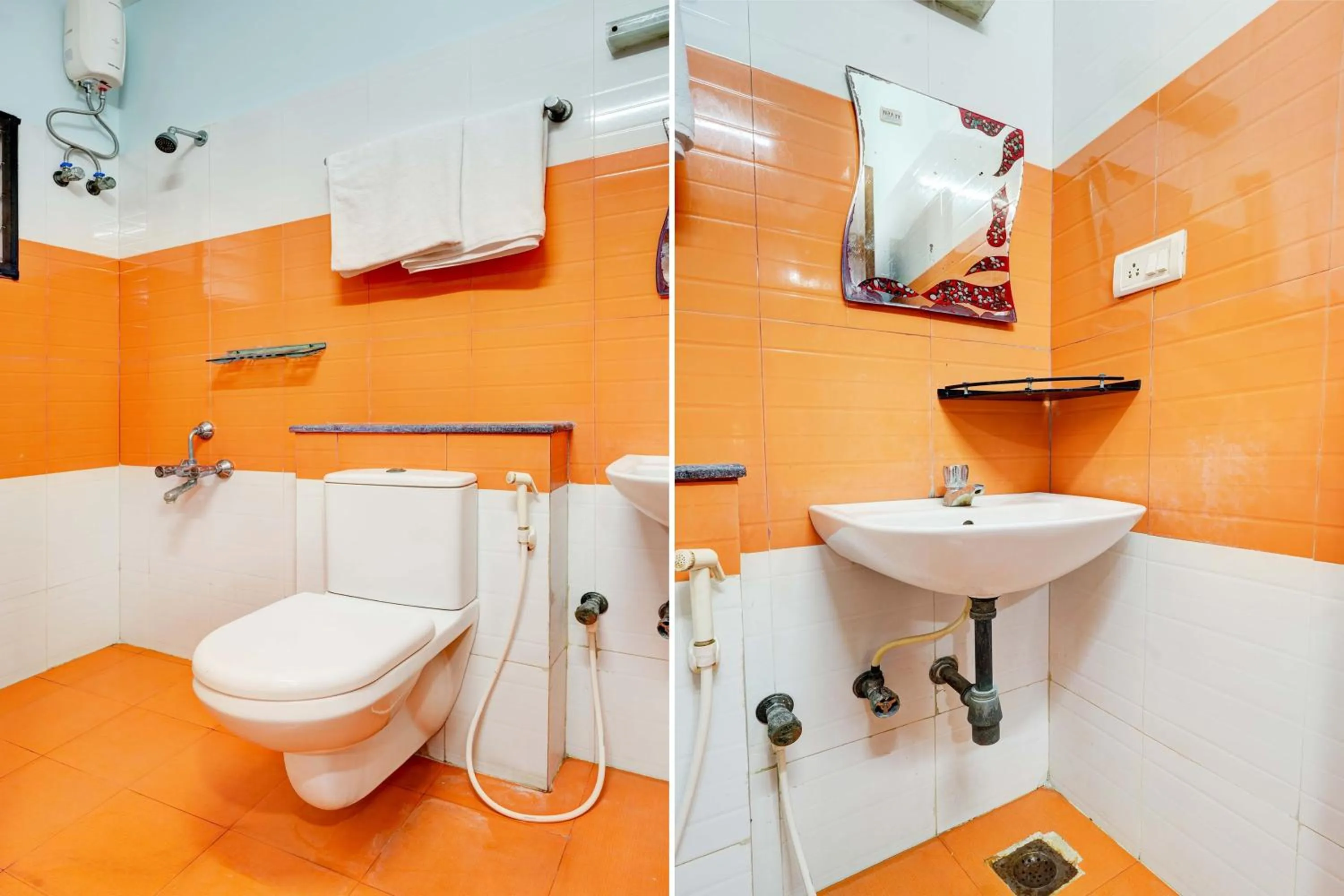 Bathroom in Super Hotel O VSV Guest House