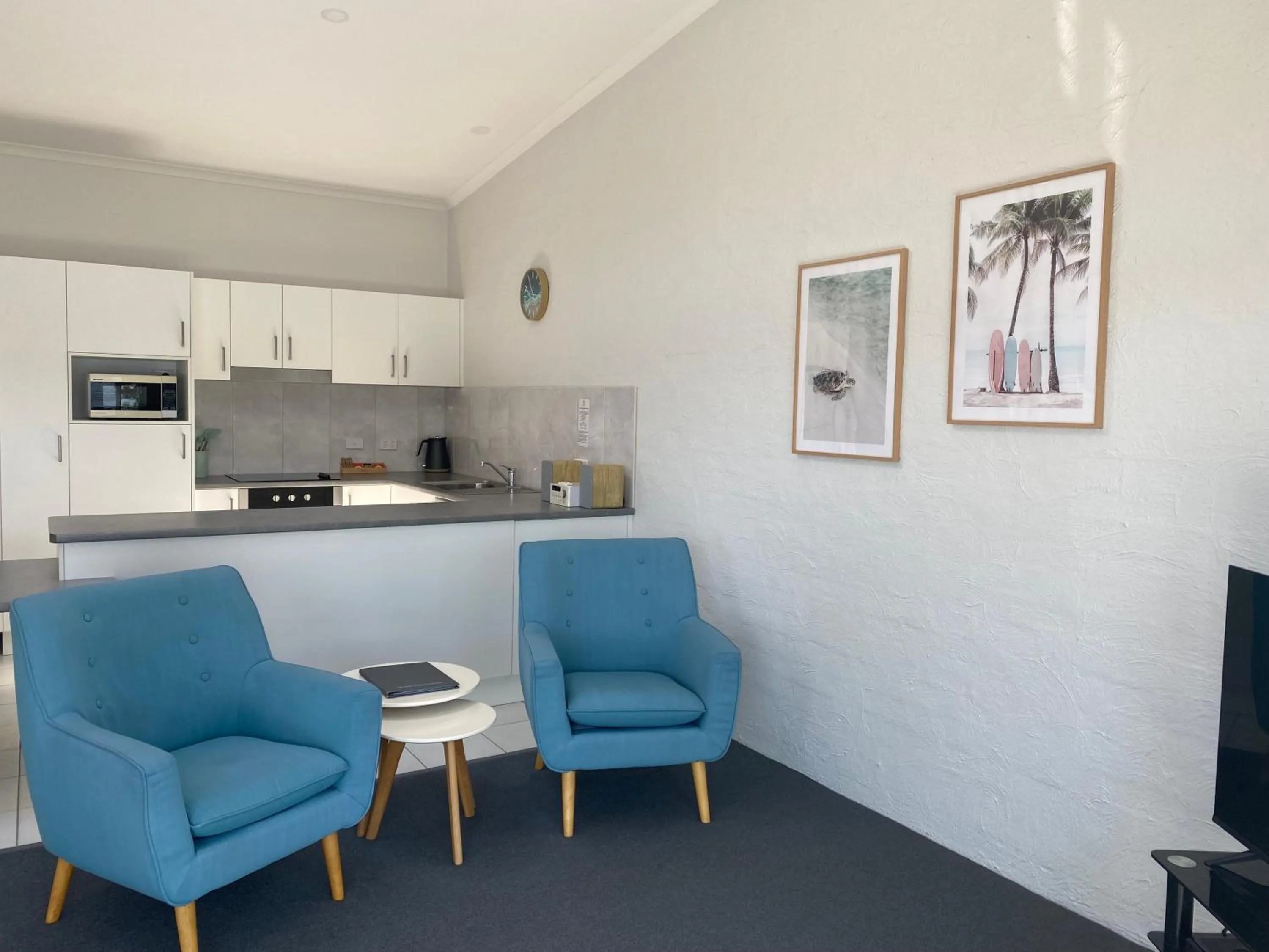 Living room in Merimbula Lake Apartments