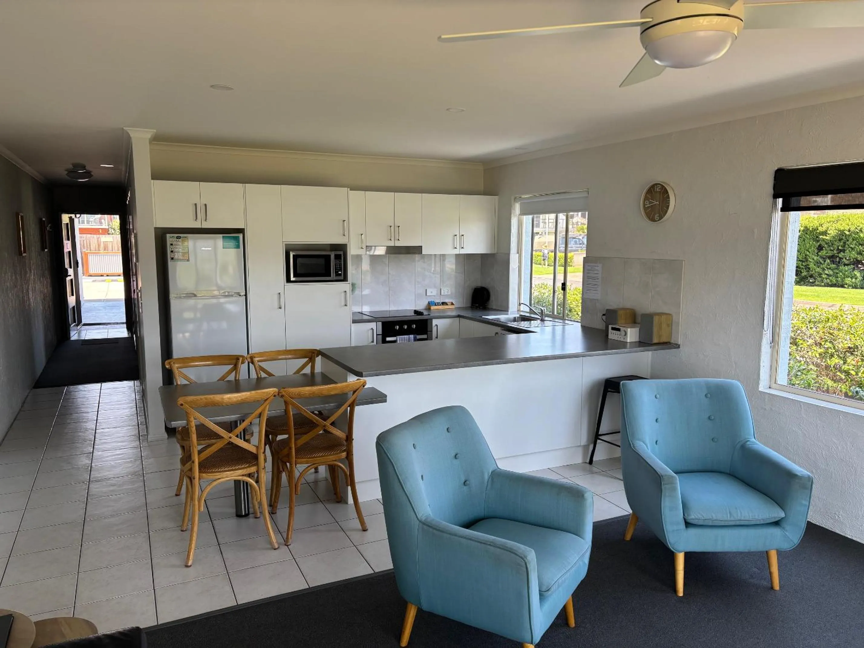 kitchen in Merimbula Lake Apartments