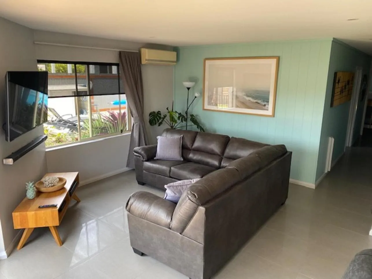 Living room in Merimbula Lake Apartments