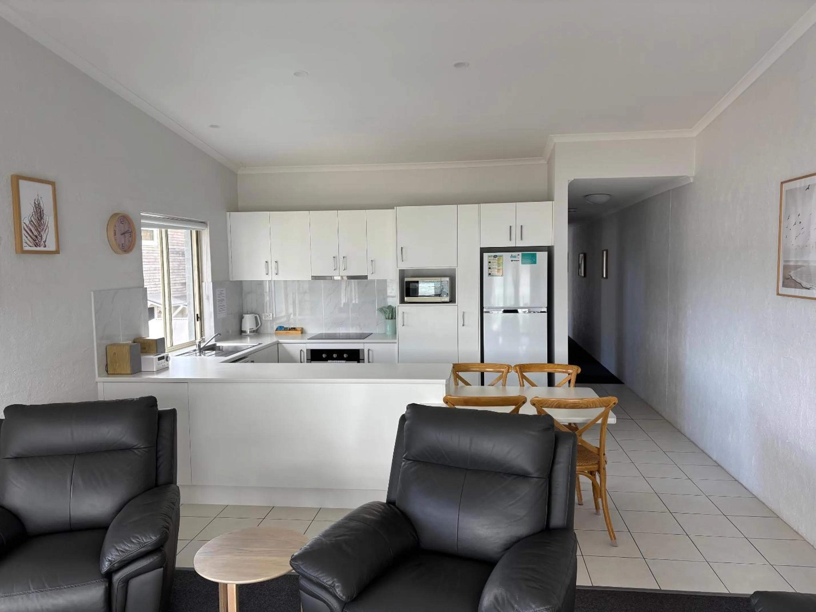 kitchen in Merimbula Lake Apartments