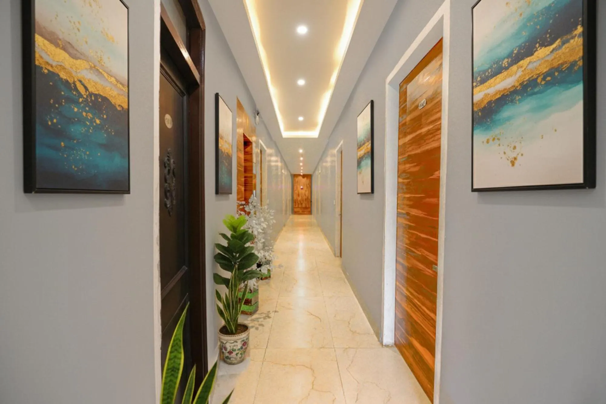 Lobby or reception in FabHotel Amar Villa