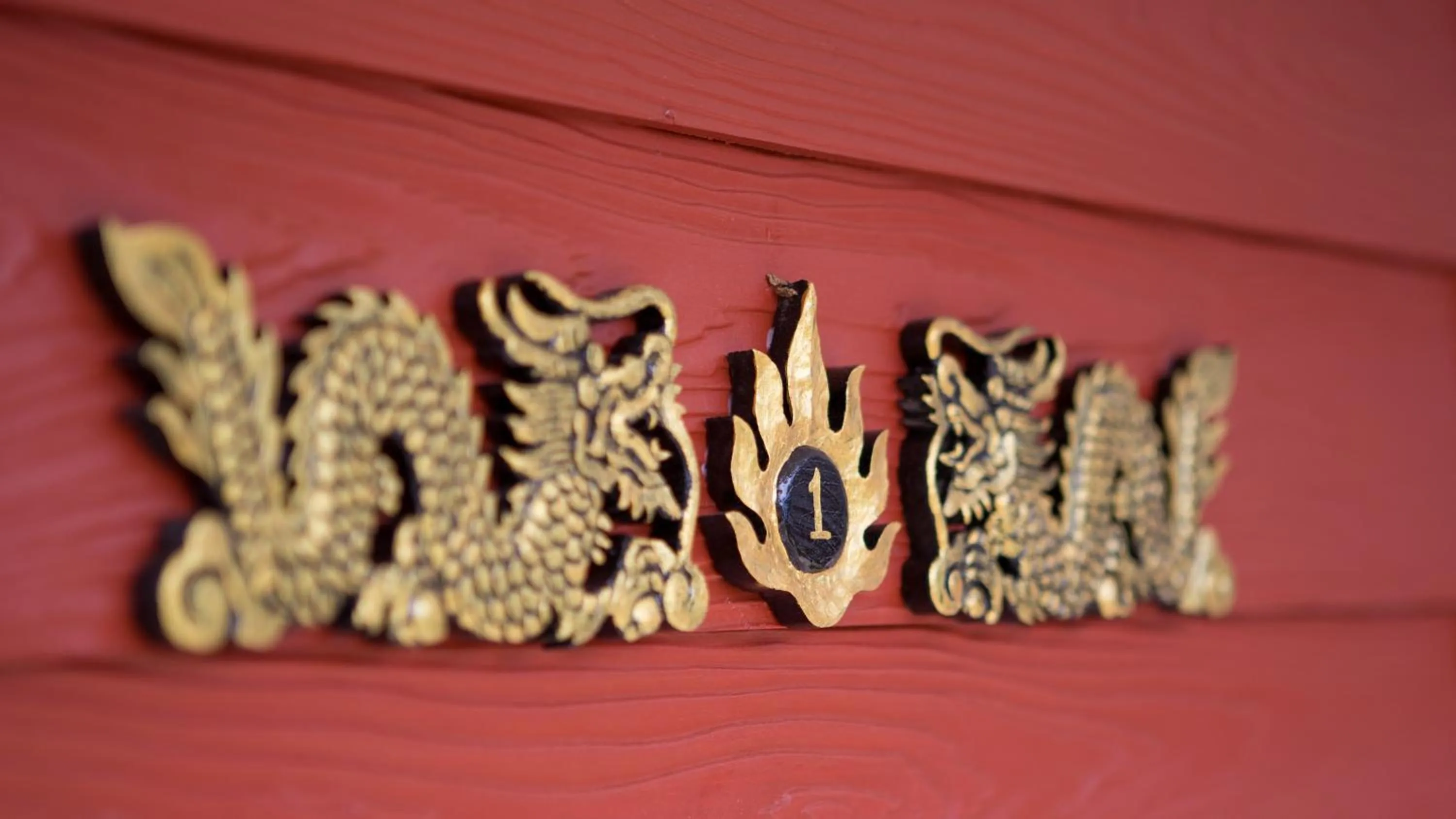 Decorative detail in Thai Smile Bungalows