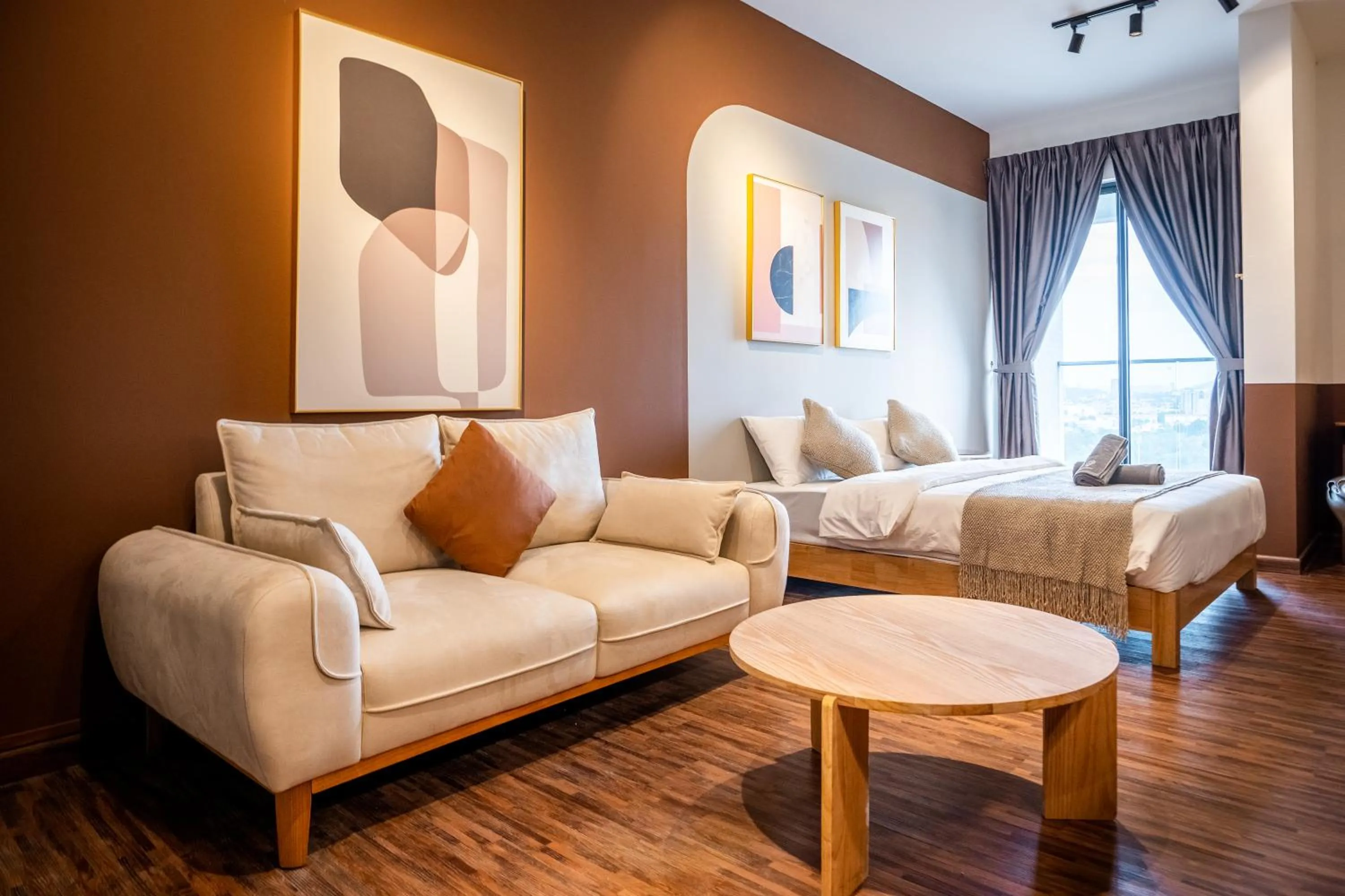 Photo of the whole room, Bed in K Avenue by Pinstay