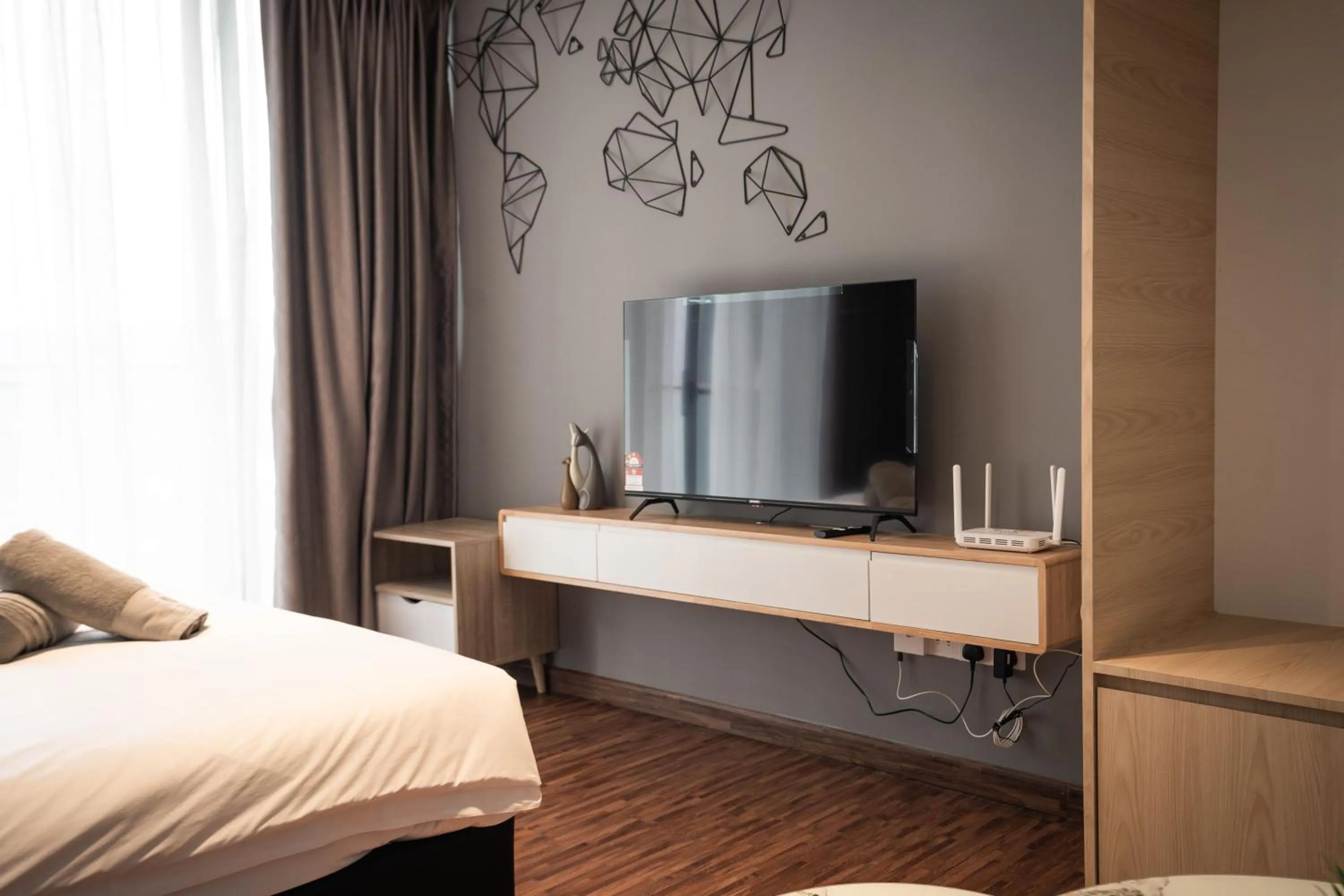 TV and multimedia, Bed in K Avenue by Pinstay