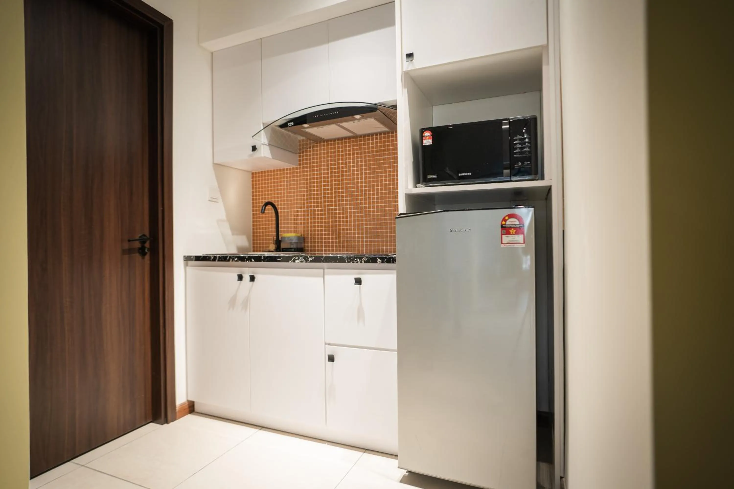 kitchen in K Avenue by Pinstay