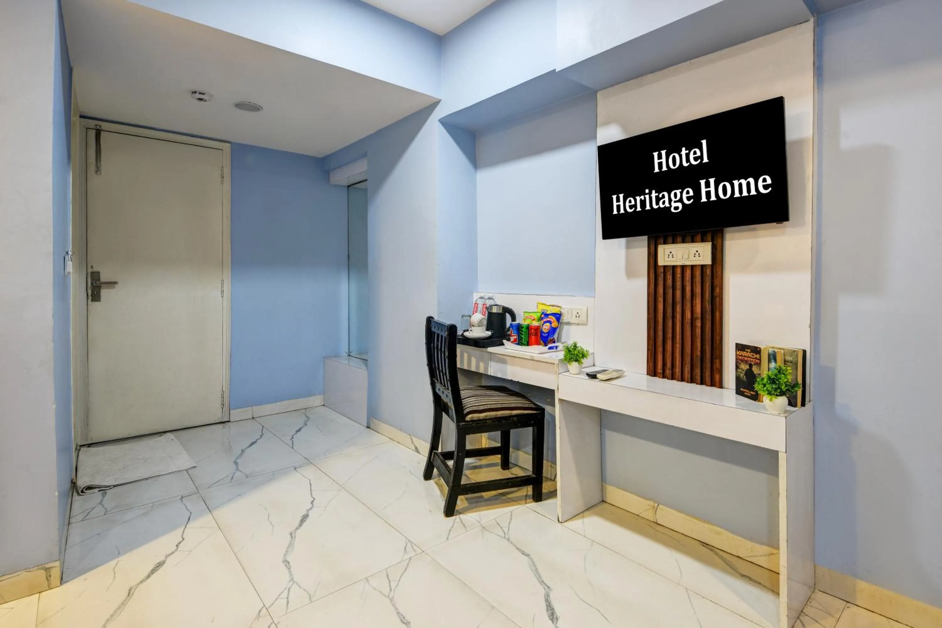Property logo or sign in Hotel Heritage Home -3 Mins Walk from Metro And 5 Mins from Rail Station