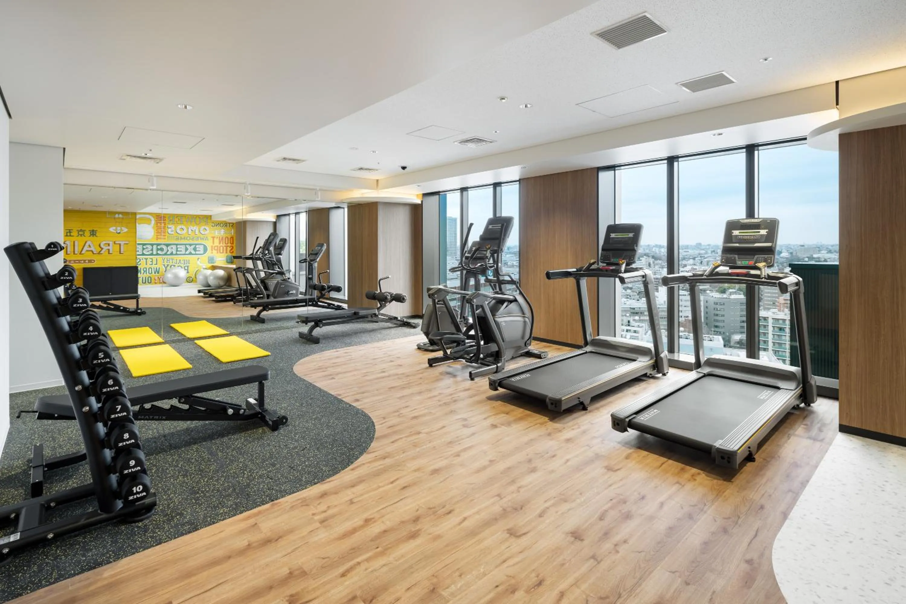 Fitness centre/facilities in OMO5 Tokyo Gotanda by Hoshino Resorts