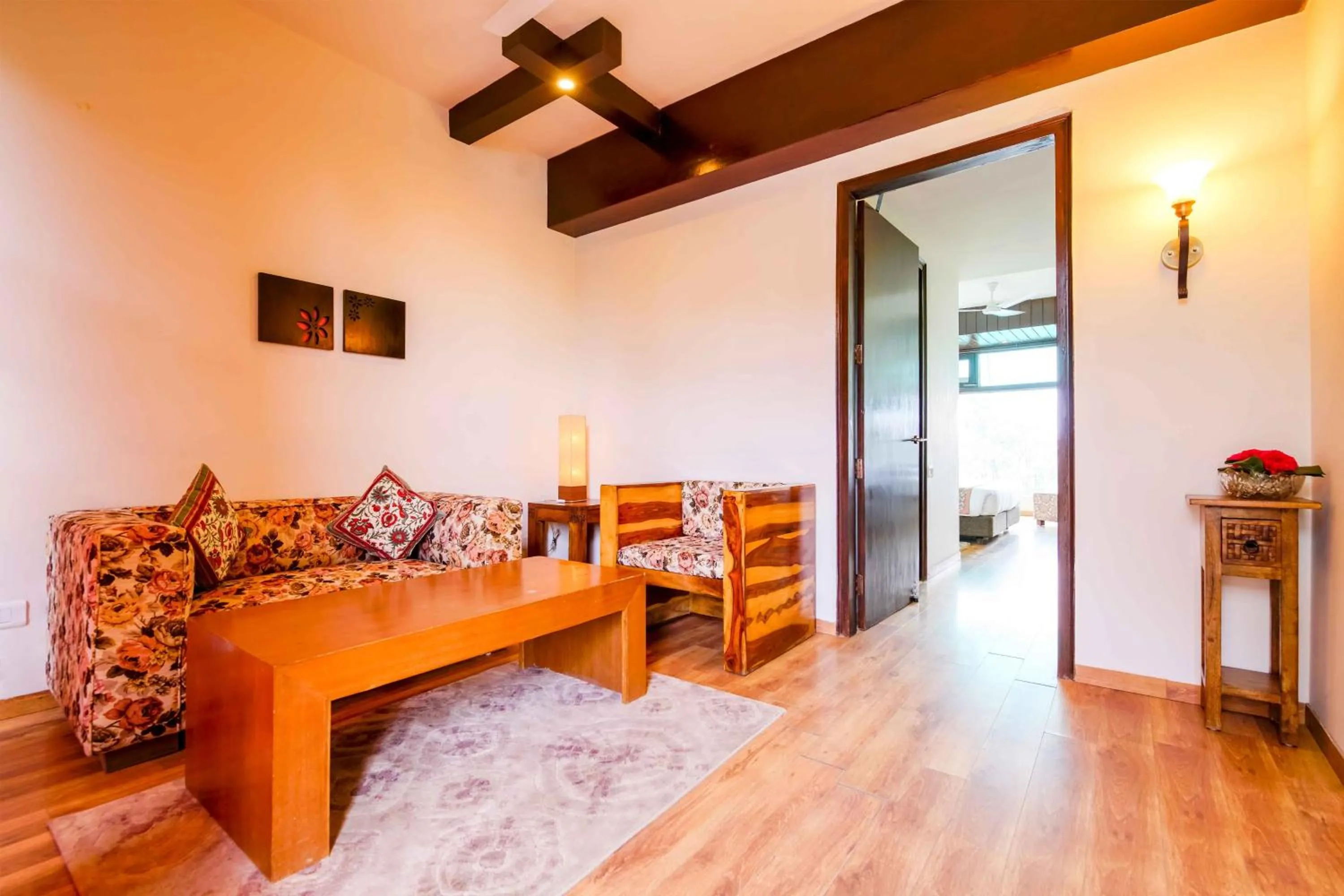 Living room in Woodsmoke Retreat