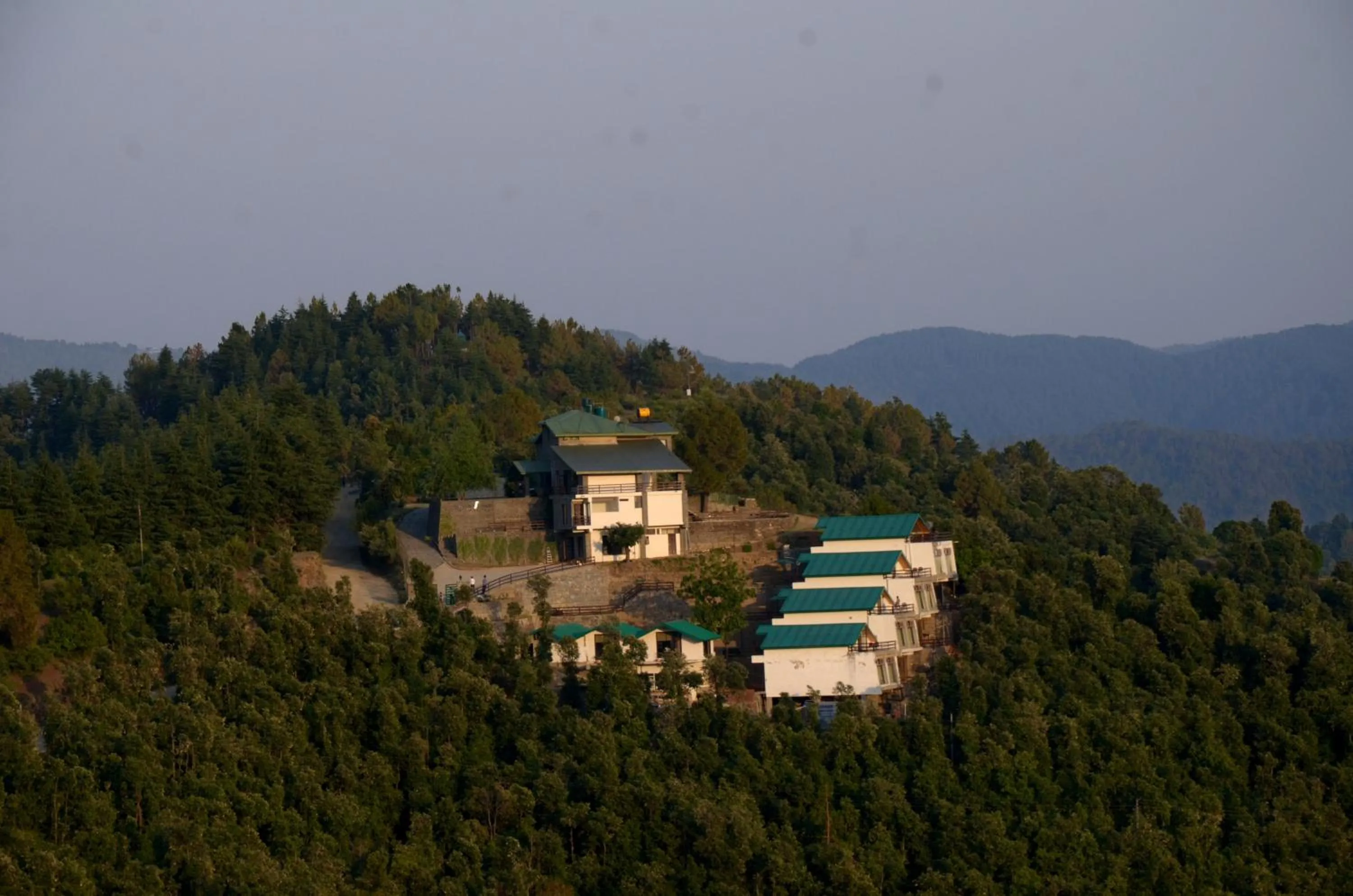 Bird's eye view in Woodsmoke Retreat
