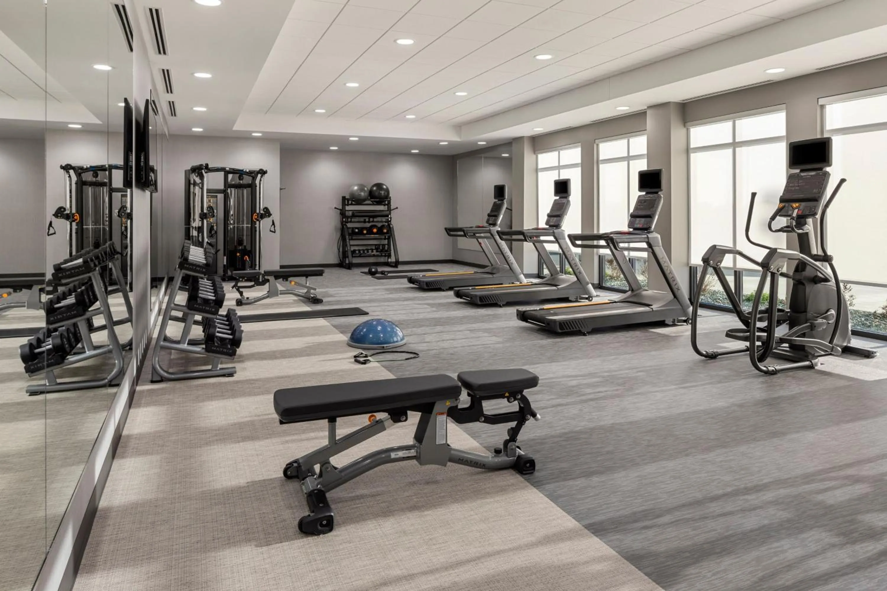 Fitness centre/facilities in Courtyard by Marriott Bettendorf