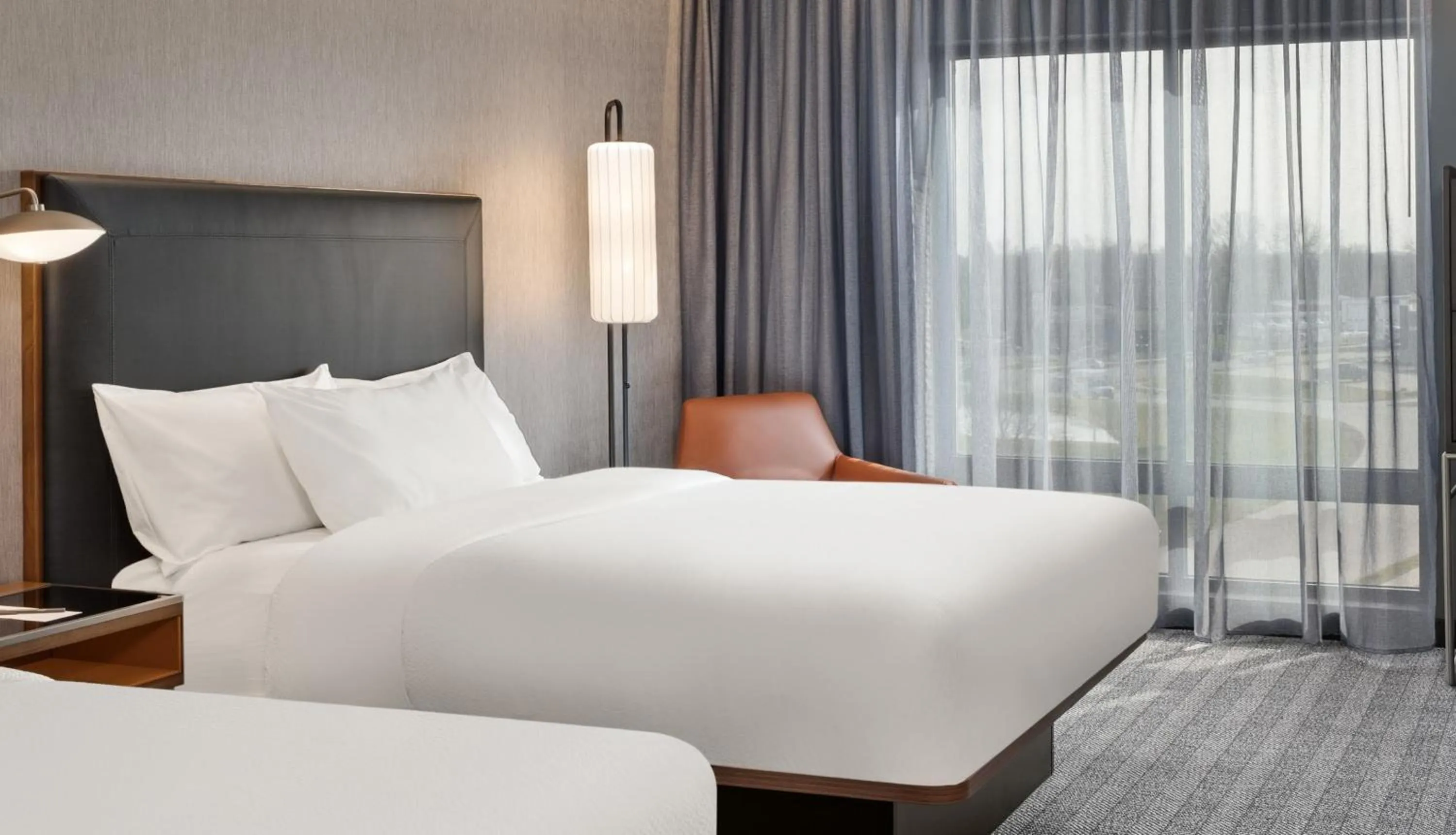 View (from property/room), Bed in Courtyard by Marriott Bettendorf