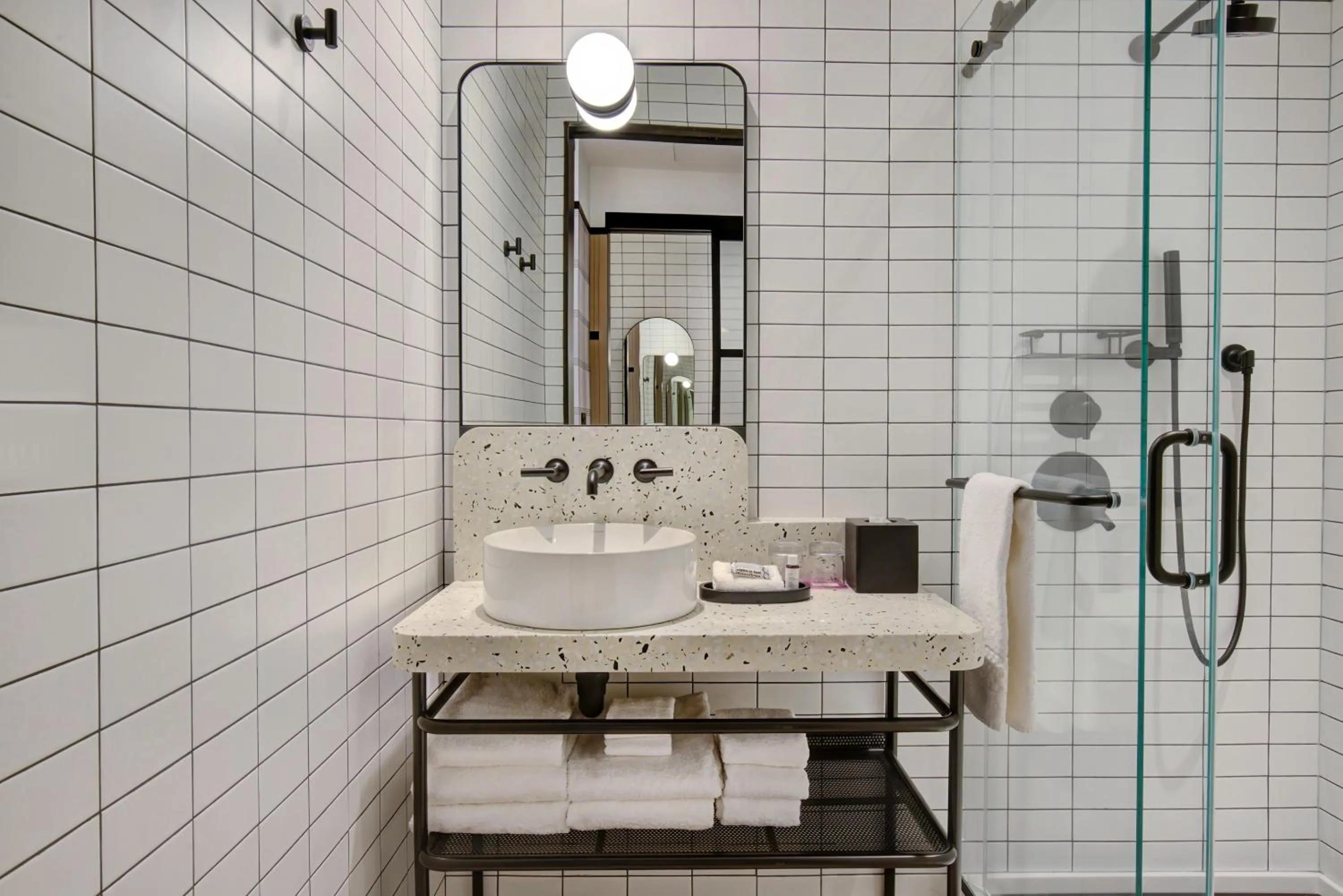 Bathroom in Banff Voyager Inn