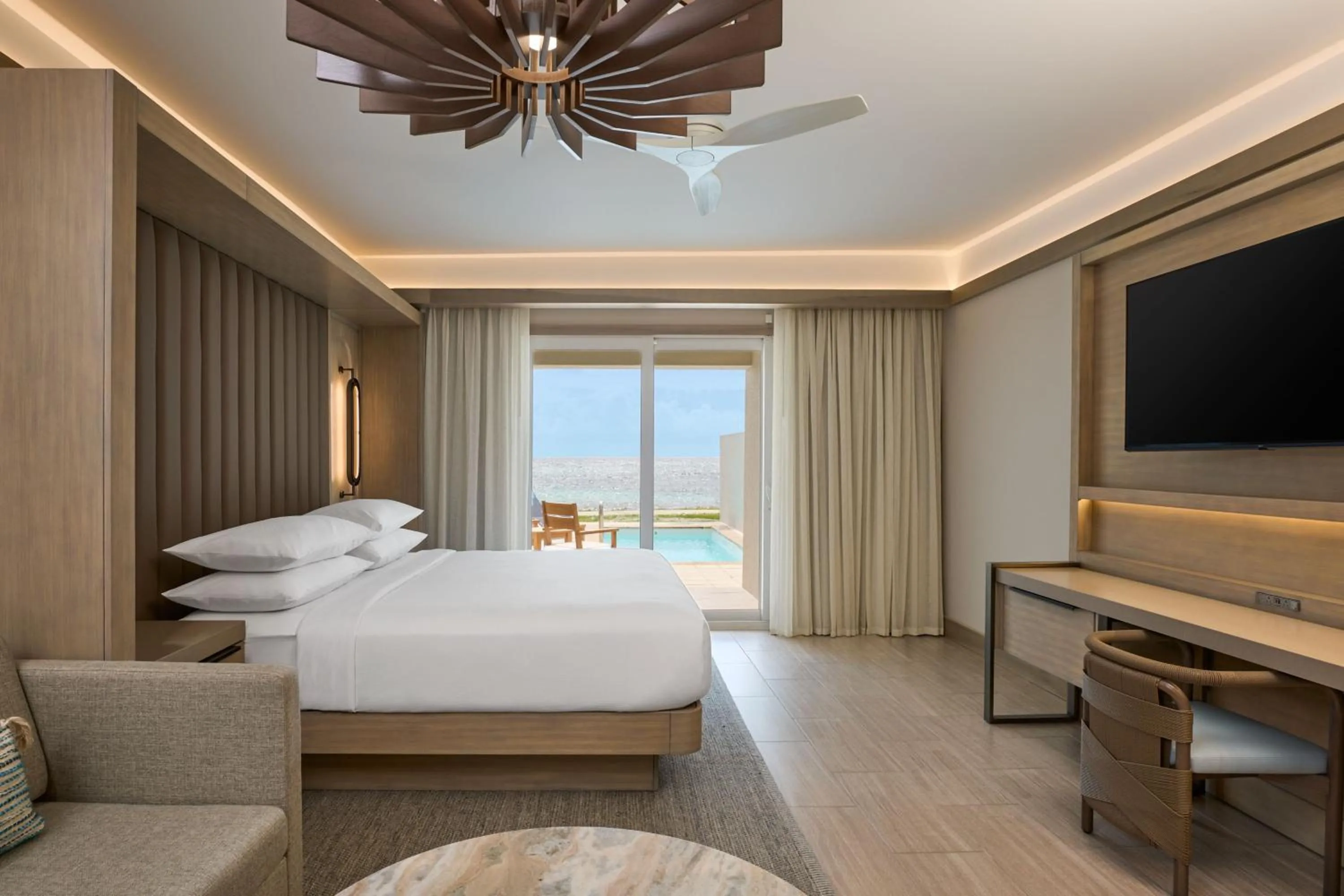 Photo of the whole room, Bed in JW Marriott St Maarten Beach Resort & Spa