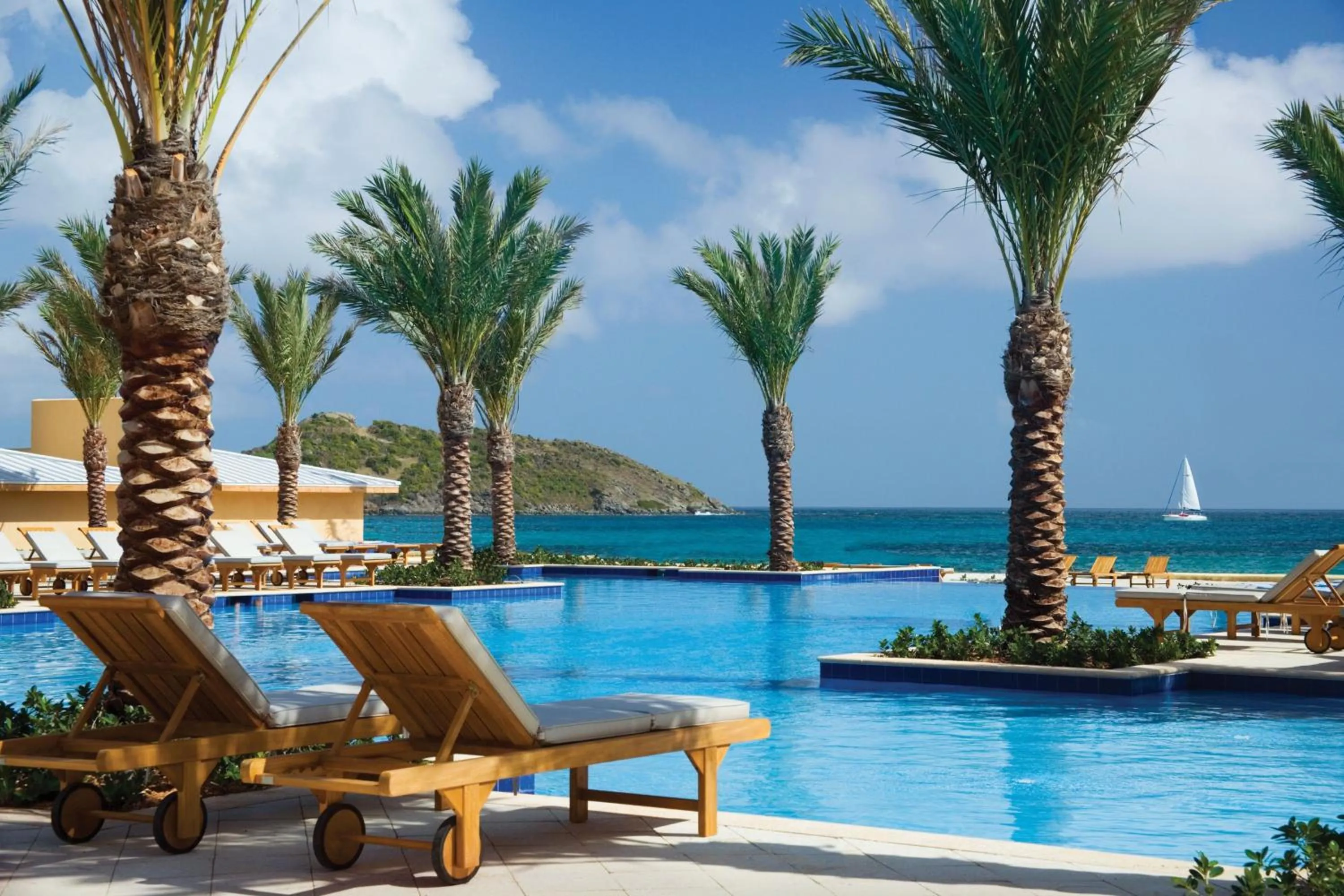 Swimming pool in JW Marriott St Maarten Beach Resort & Spa