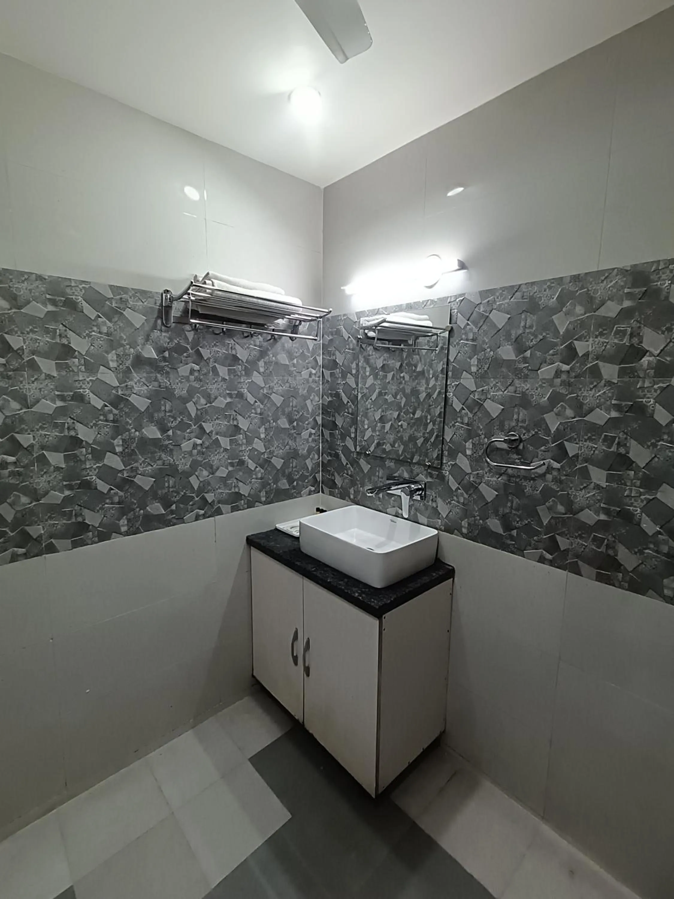 Bathroom in The Sandalwood Hotel I Sec-38 I Near Medanta Medicity Gurgaon
