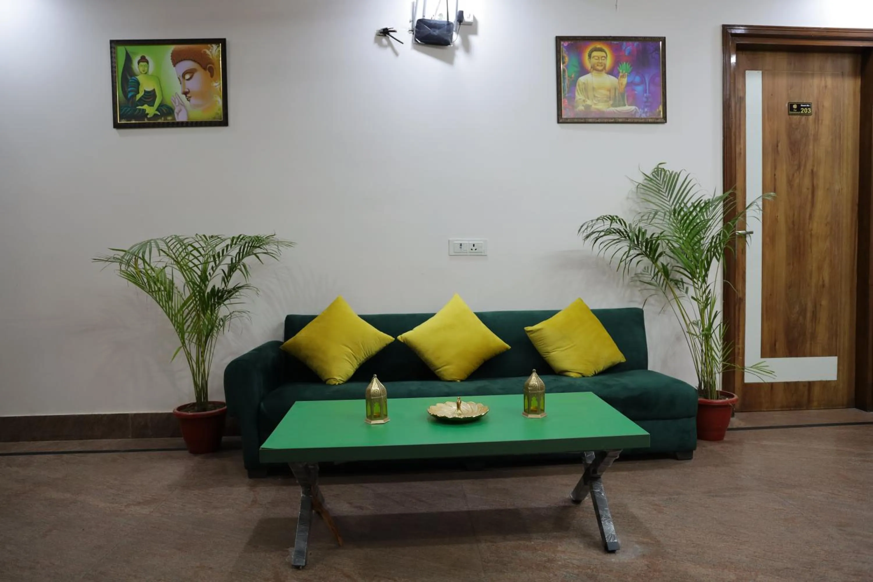 Seating area in The Sandalwood Hotel I Sec-38 I Near Medanta Medicity Gurgaon