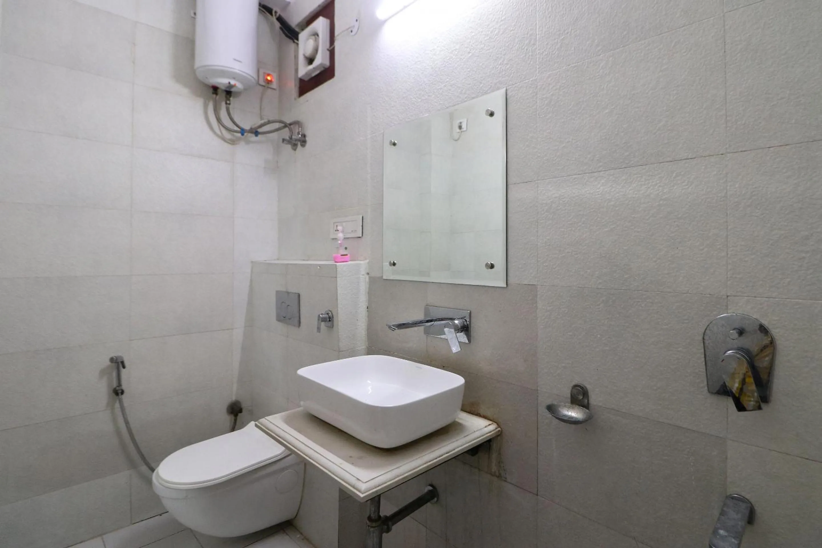 Bathroom in Hotel Westend Holiday Home 5 mint from Nizamuddin Railway Station