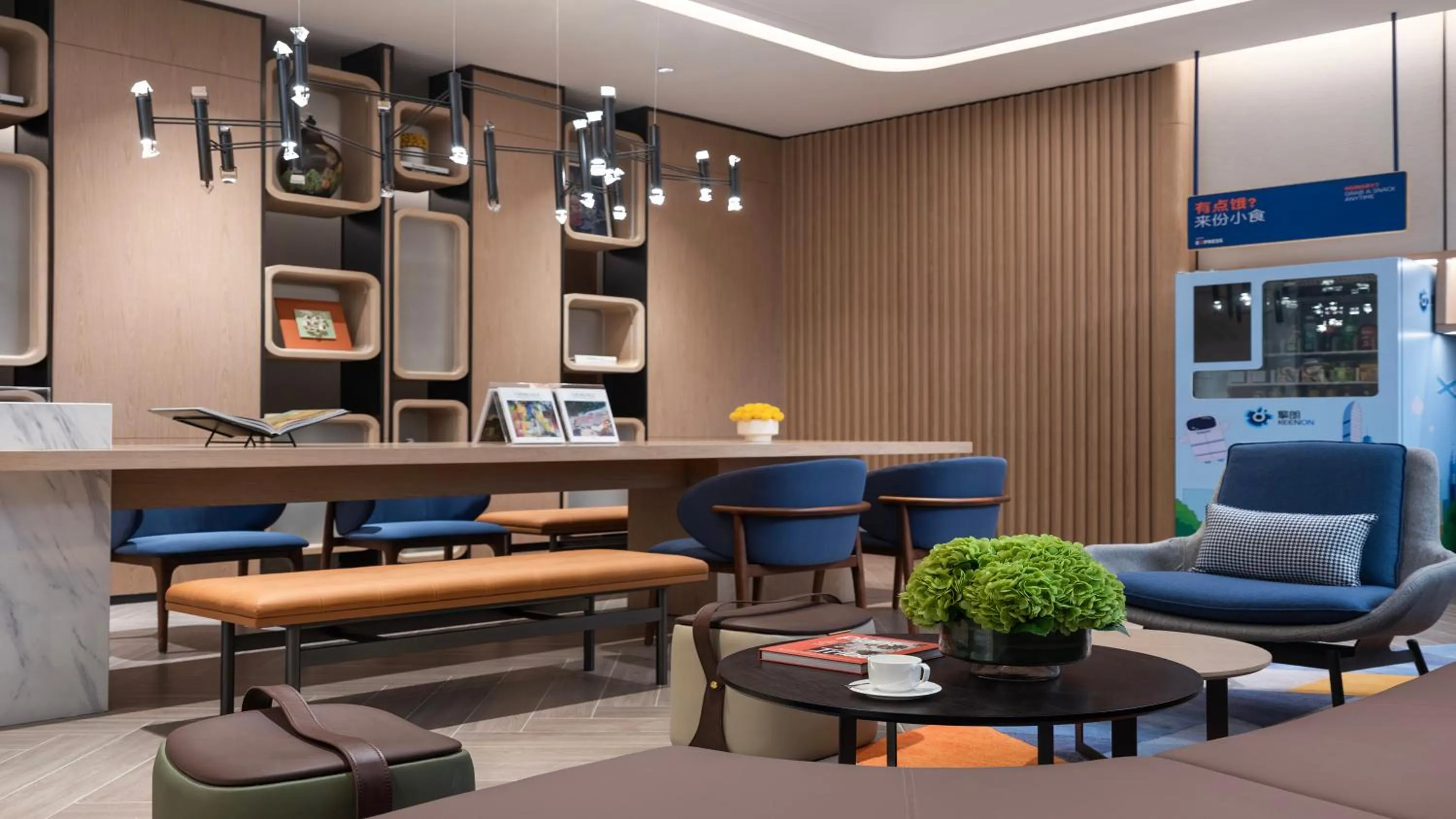 Lobby or reception in Holiday Inn Express Guiyang Airport, an IHG Hotel