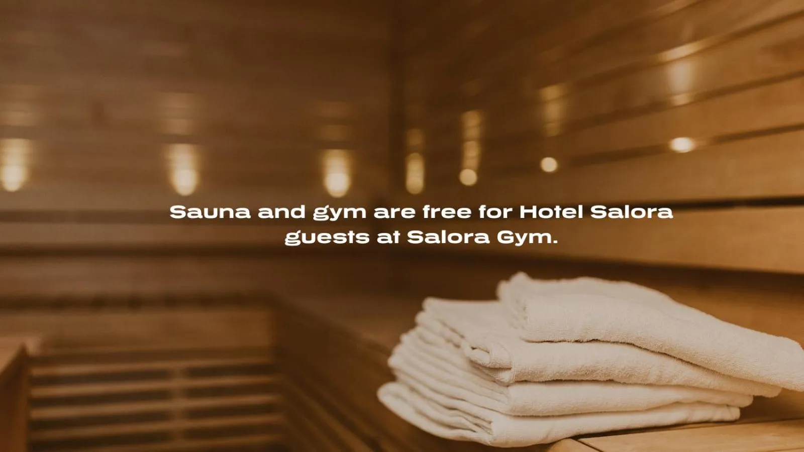 Fitness centre/facilities in Hotel Salora
