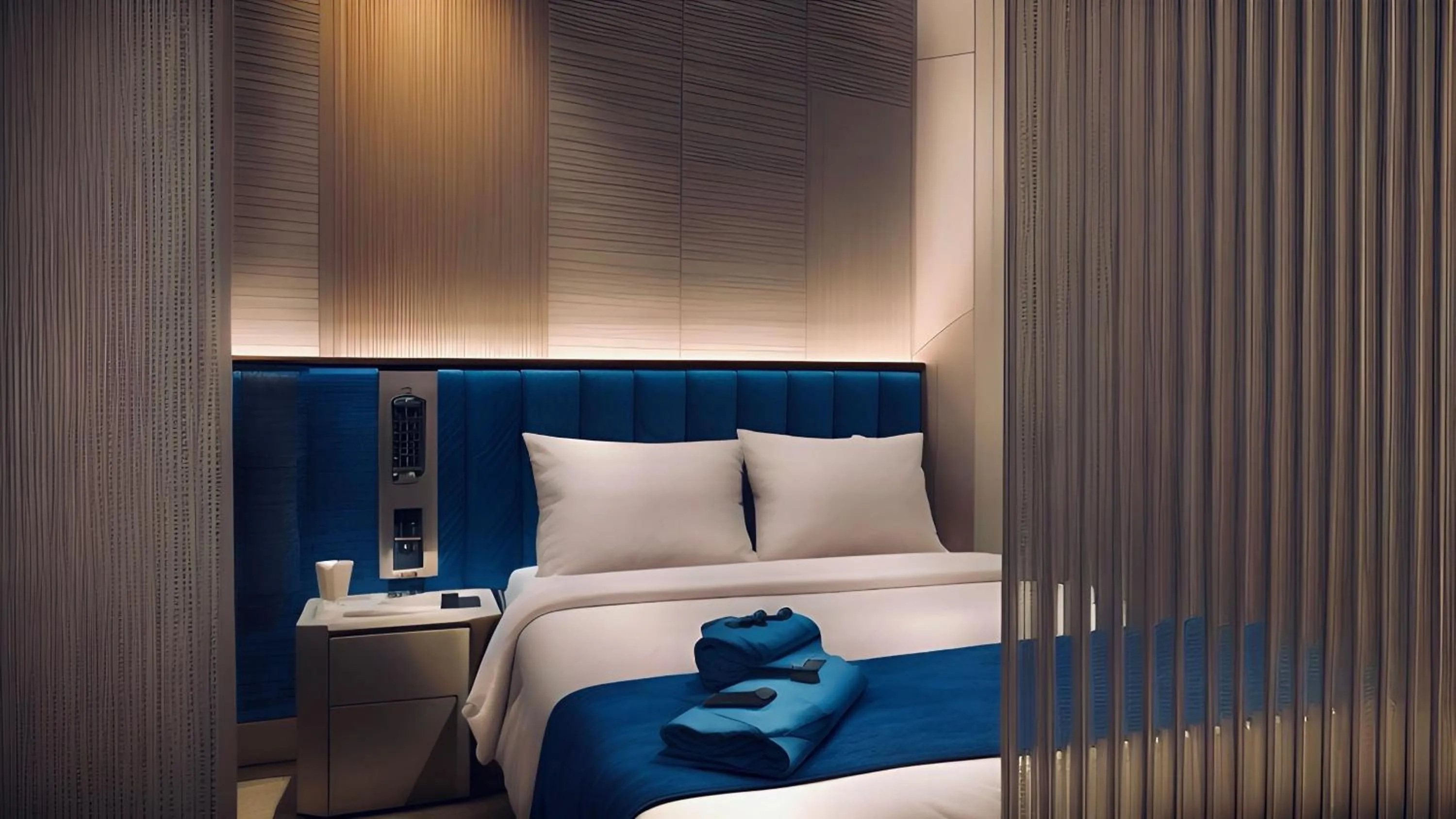 Bed in Qube Hotel by 98hospitality