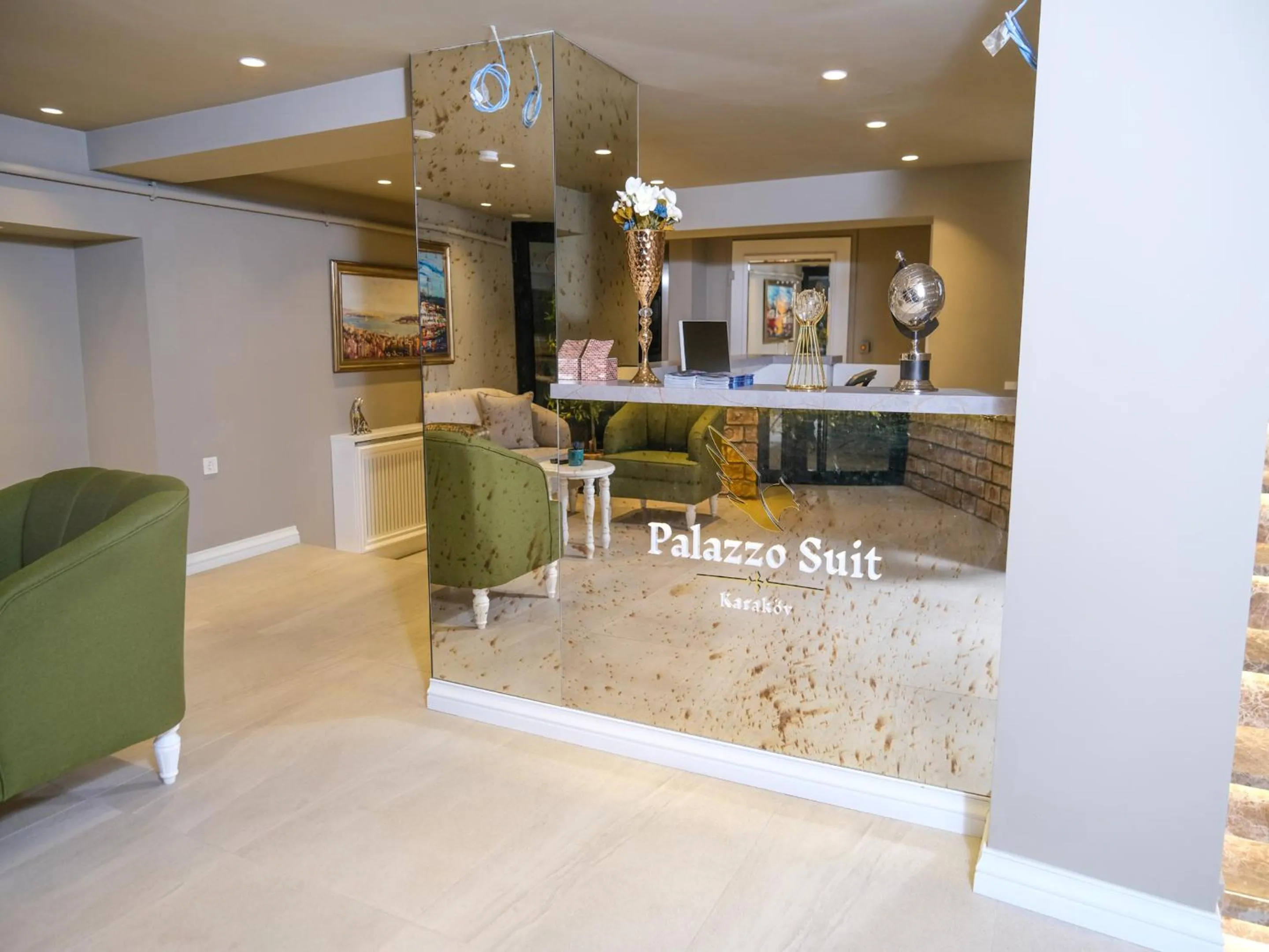 Lobby or reception in Palazzo Suit Karaköy